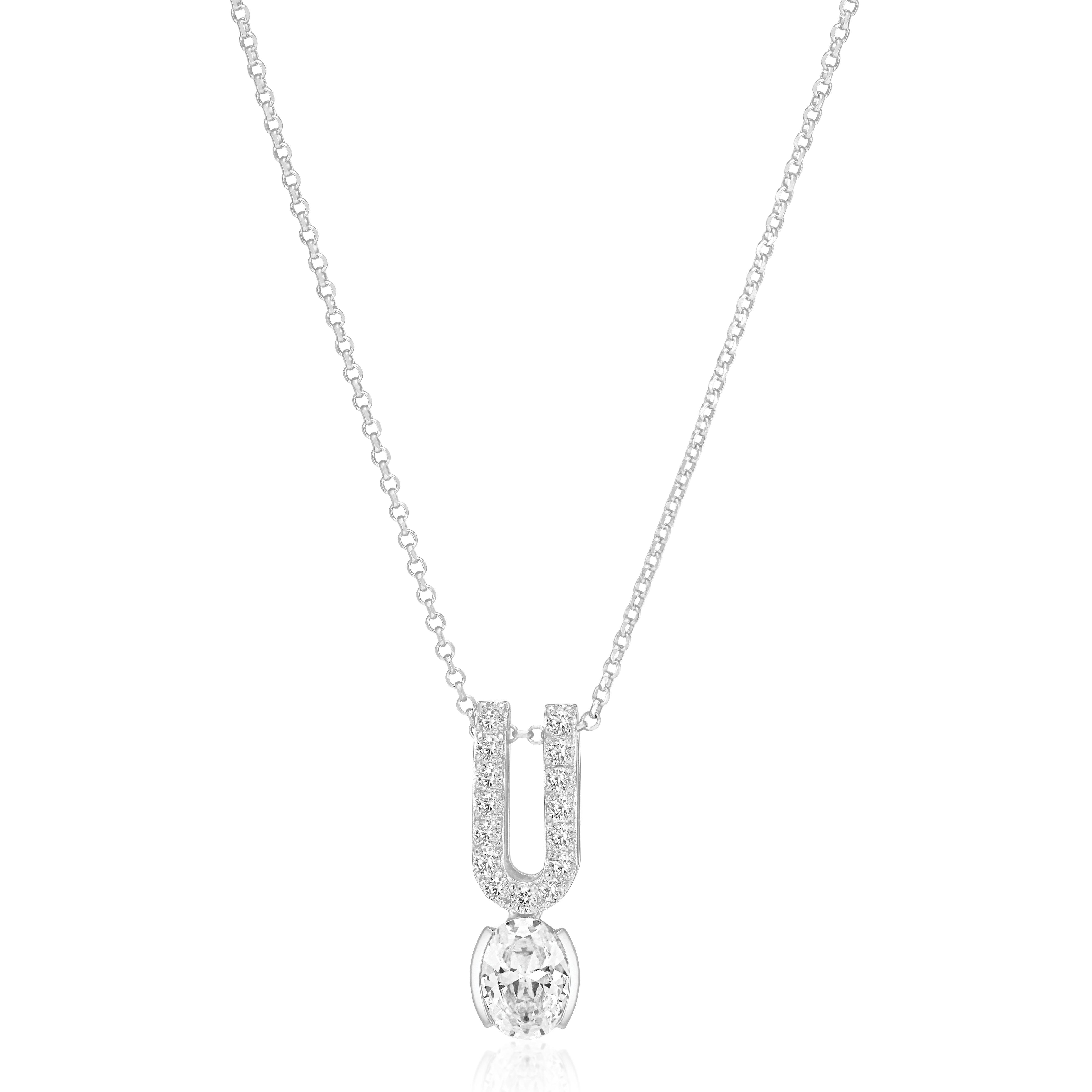 Sif Jakobs Carezza Silver Cubic Zirconia Pendant