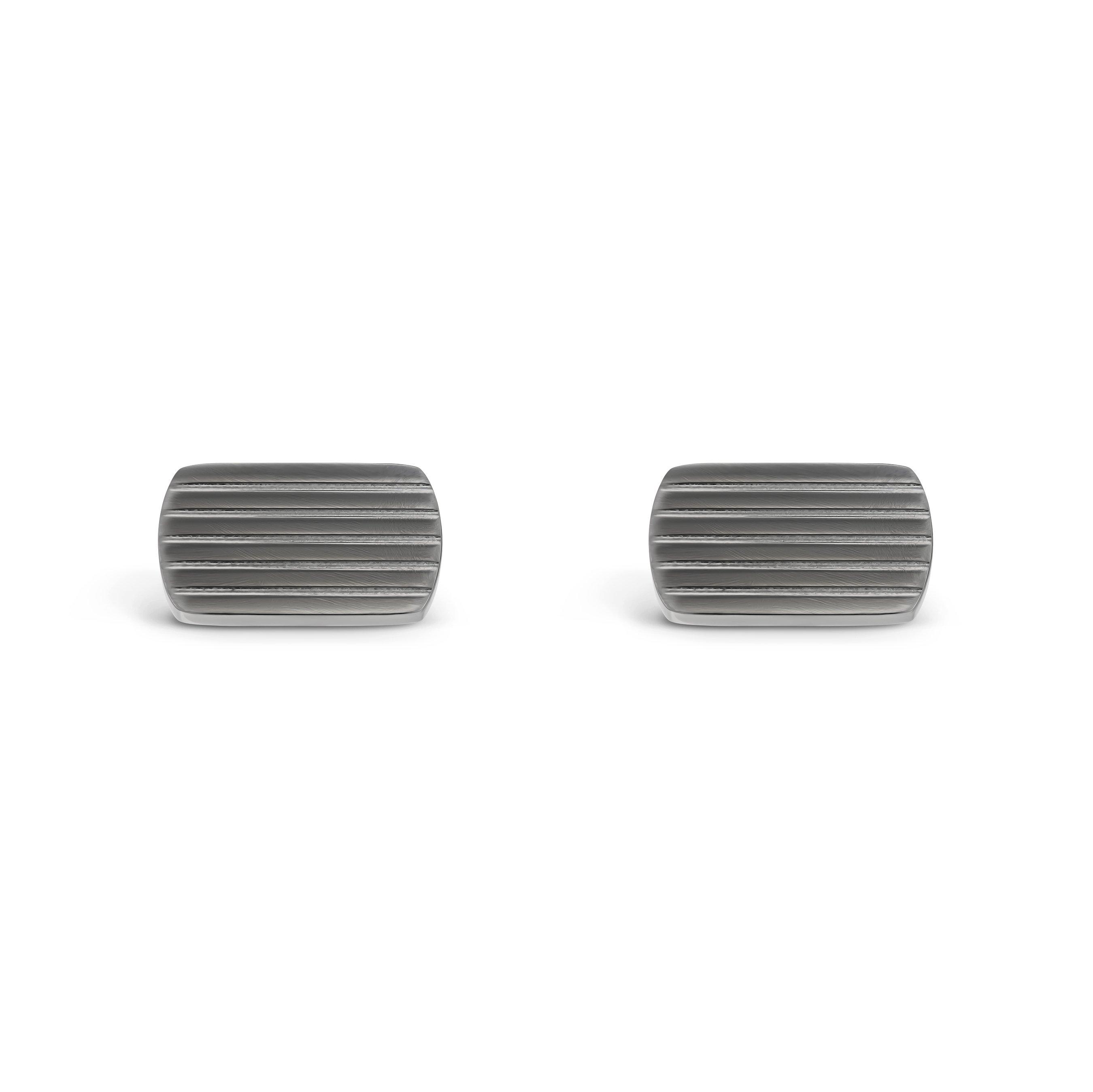 Beaverbrooks Stainless Steel Men’s Cufflinks