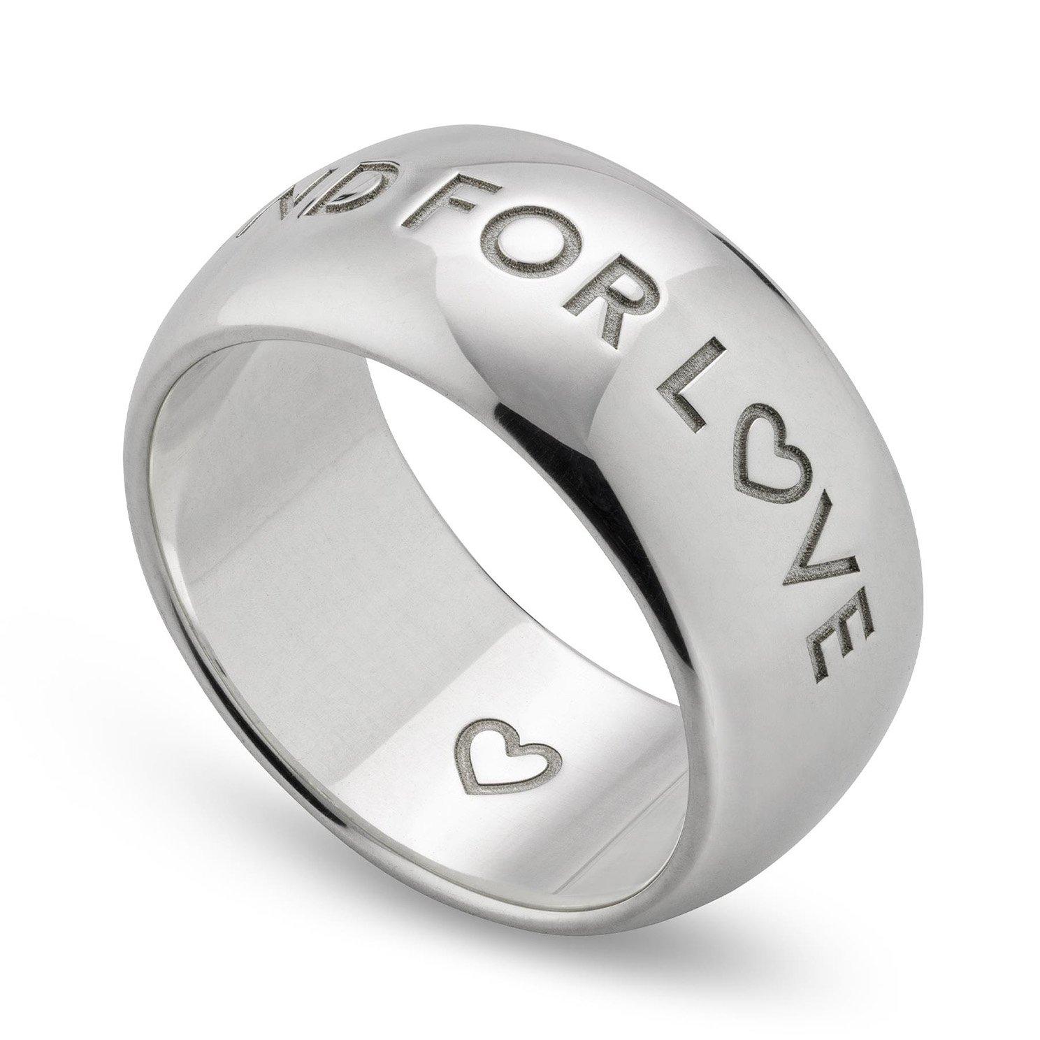 Gucci Blind for Love Silver Ring | 0149918 | Beaverbrooks