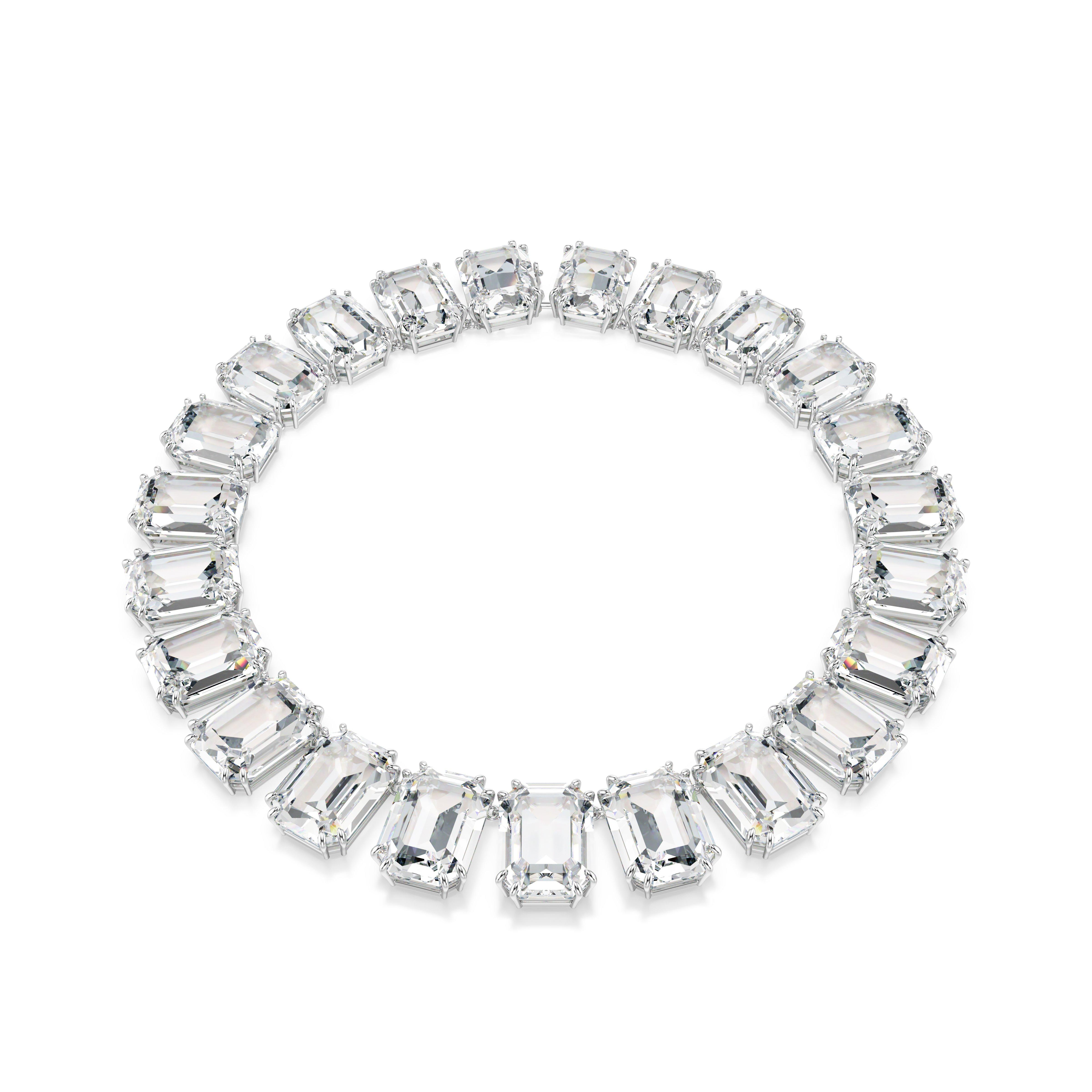 Swarovski Millenia Silver Crystal Necklace | 0150470 | Beaverbrooks
