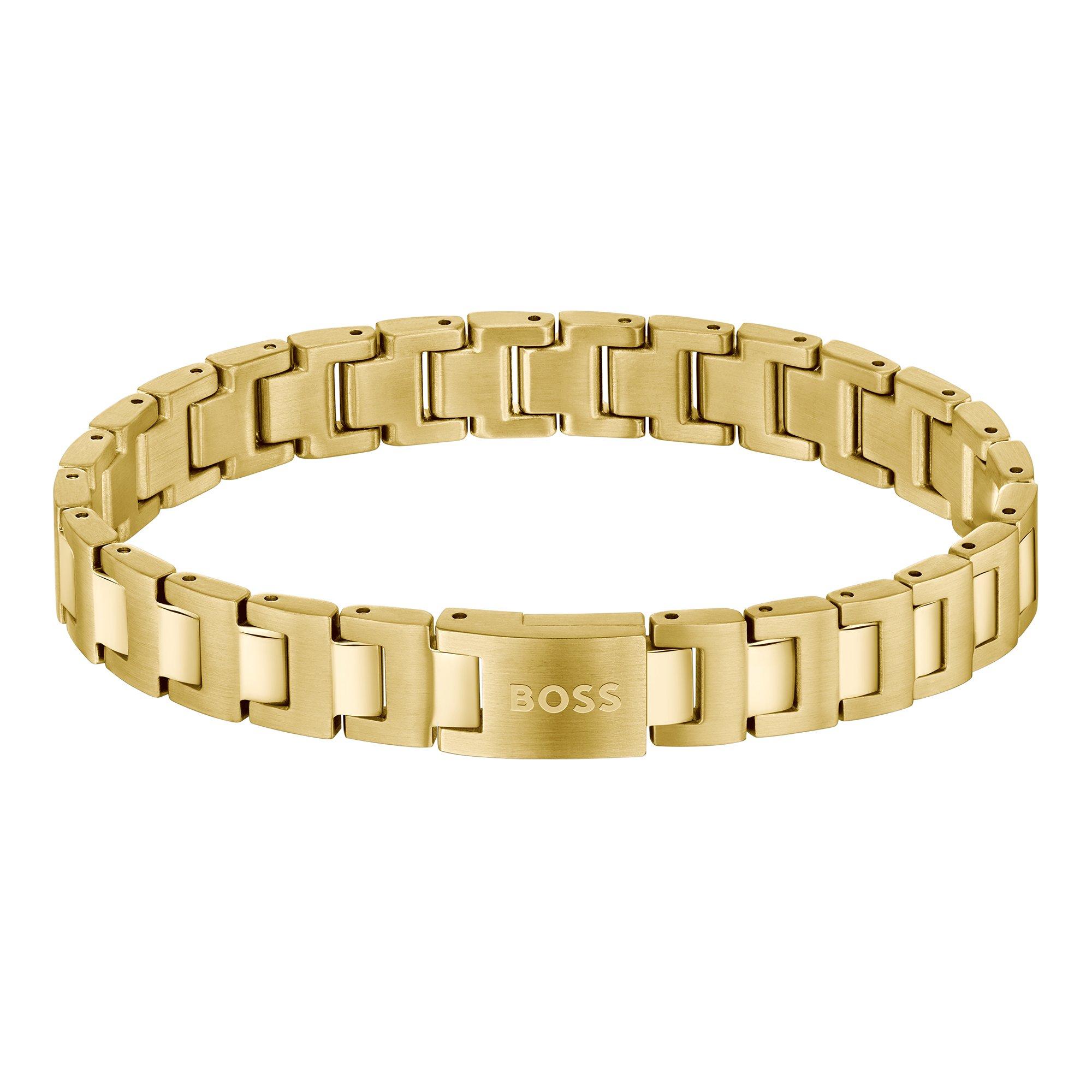 BOSS Candor Yellow Gold Tone Men’s Bracelet