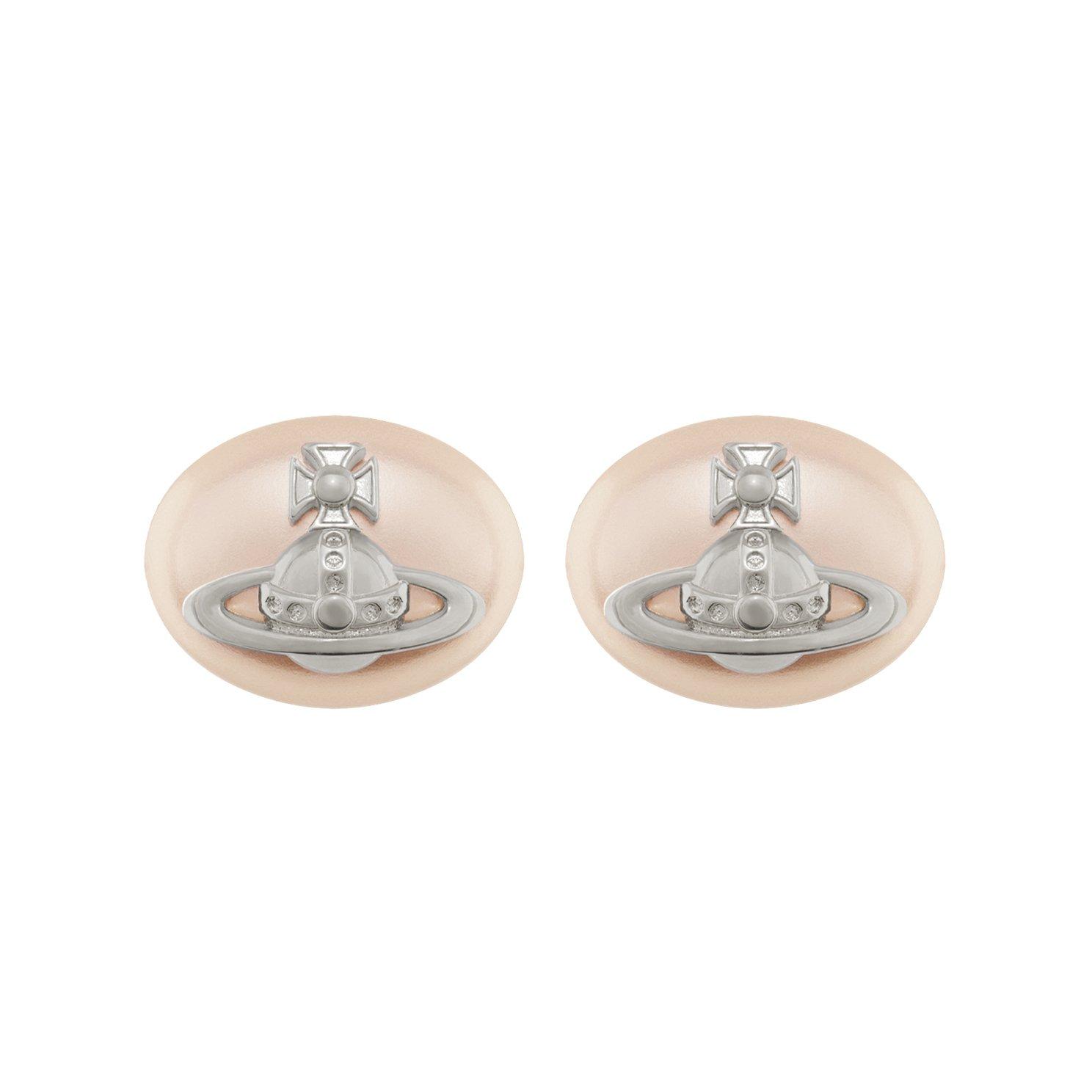 Vivienne Westwood Lavina Silver Pearl Earrings | 0151194