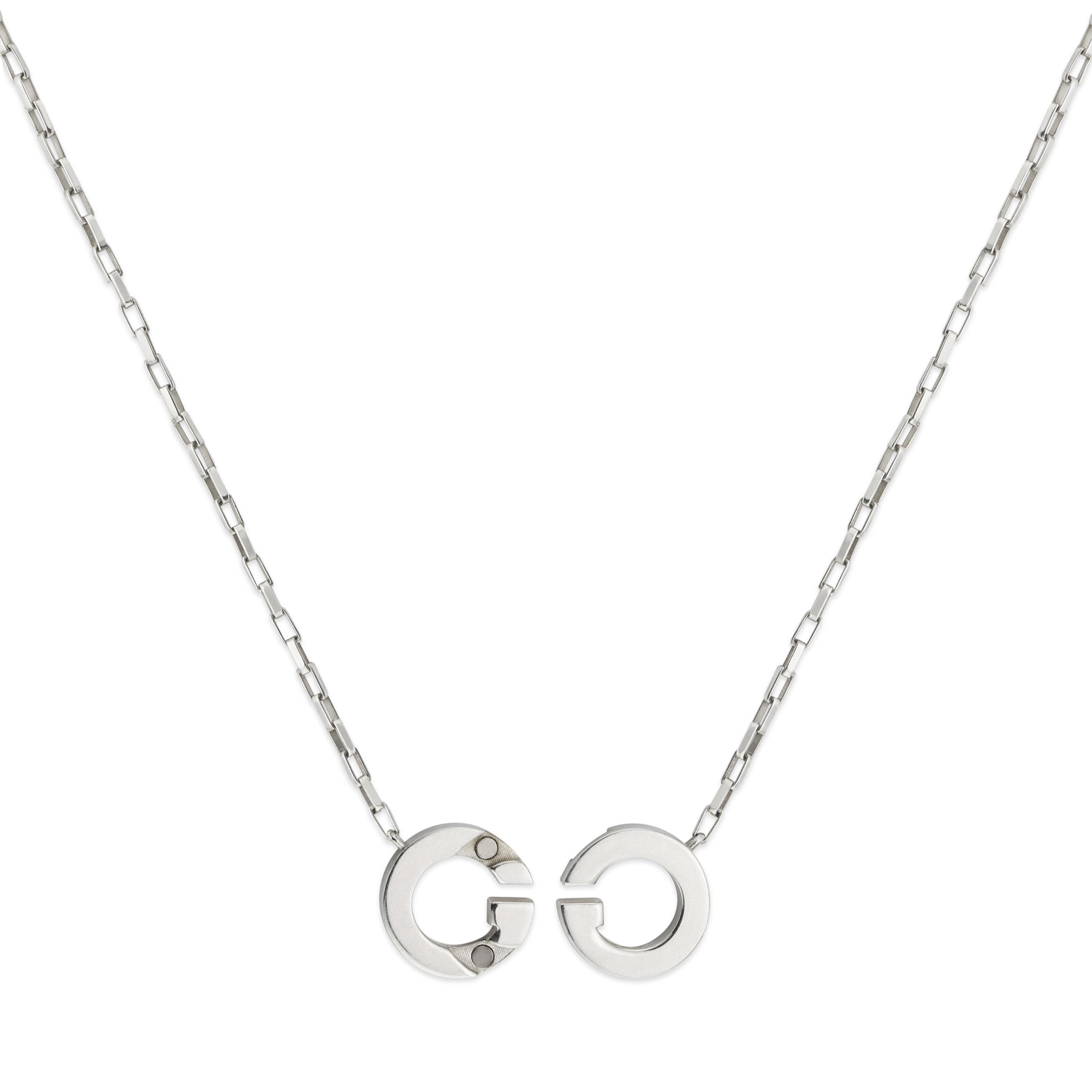 Gucci Interlocking Silver Necklace | 0152814 | Beaverbrooks
