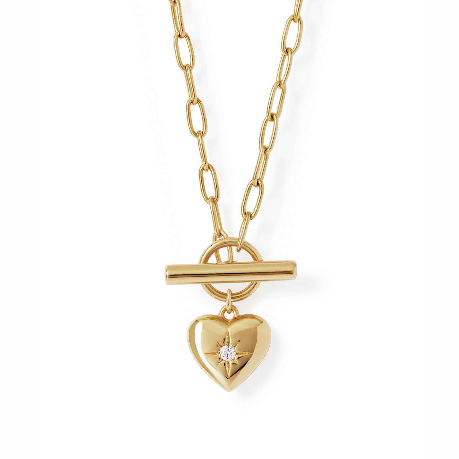 Astley Clarke Biography 18ct Yellow Gold Vermeil T-Bar Necklace