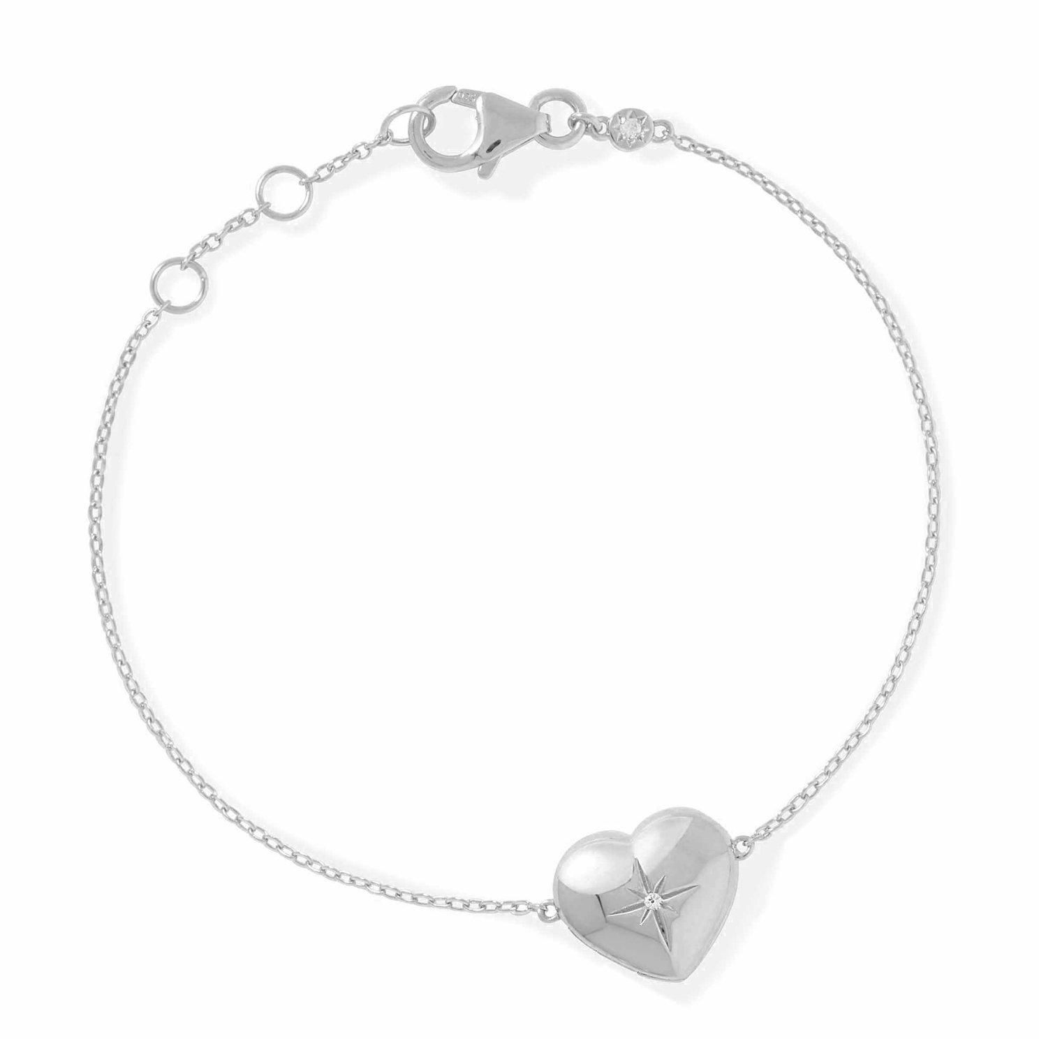 Astley Clarke Biography Silver Sapphire Heart Locket Bracelet