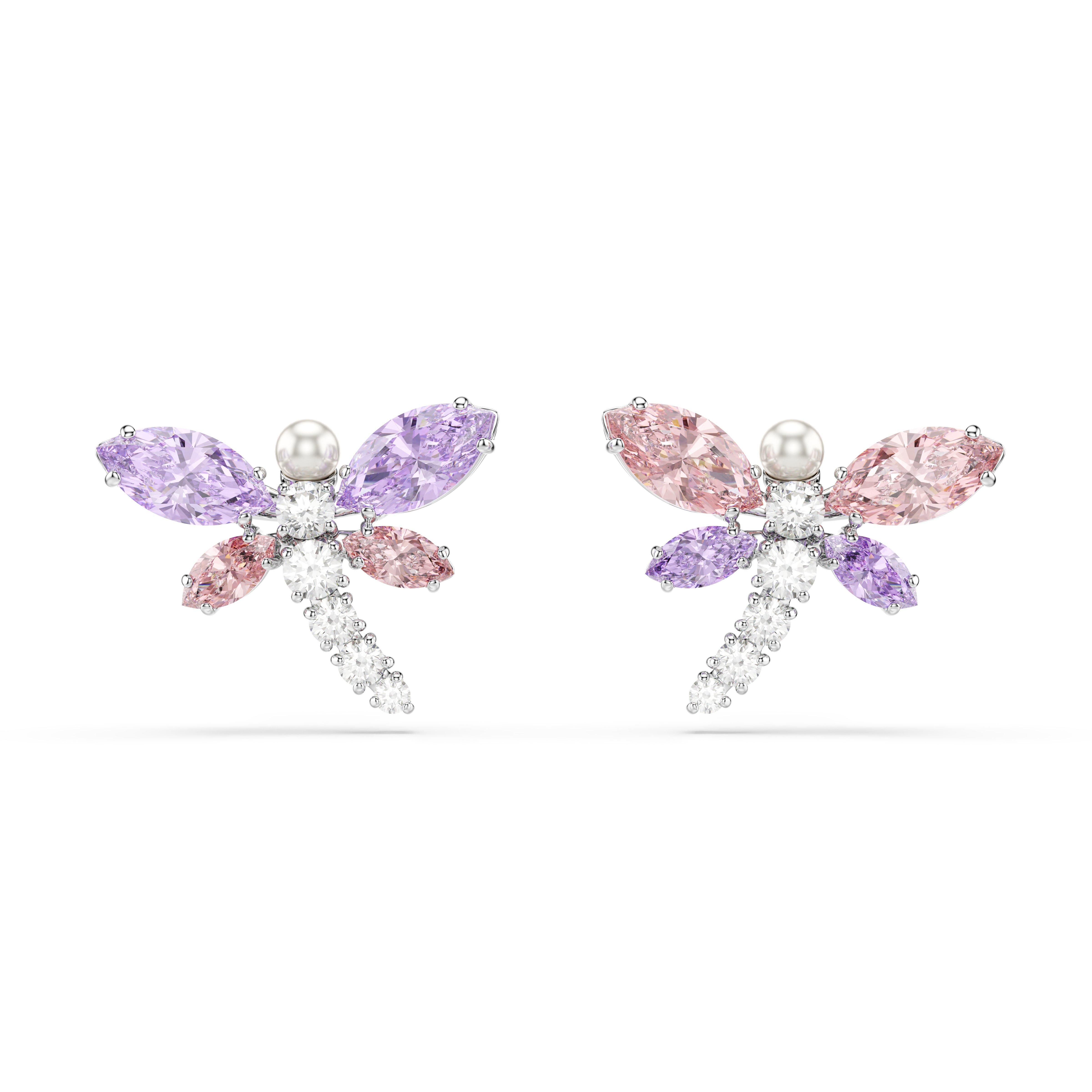 Swarovski Ariana Grande Silver Crystal Pearl and Cubic Zirconia