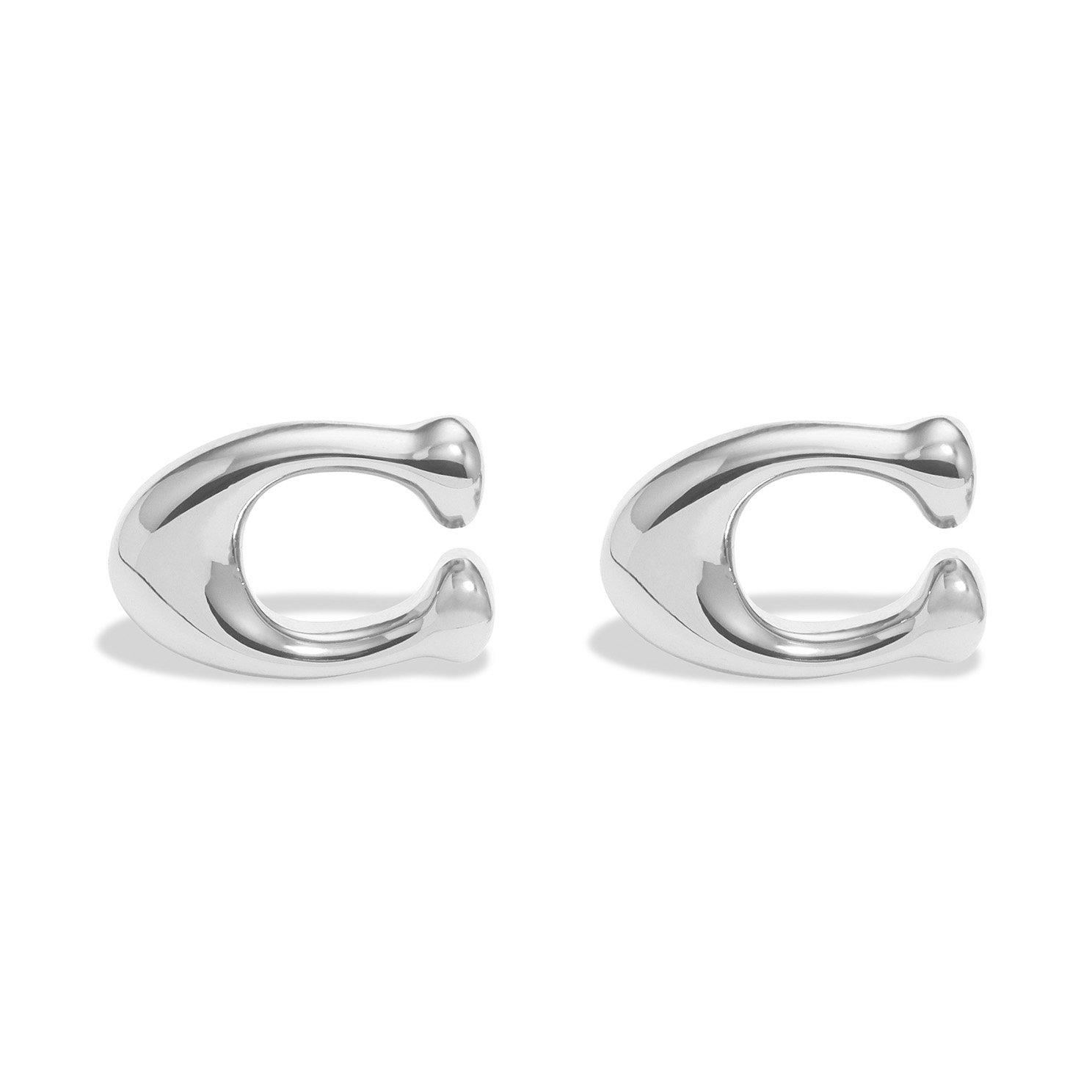 Coach Signature C Stud Earrings