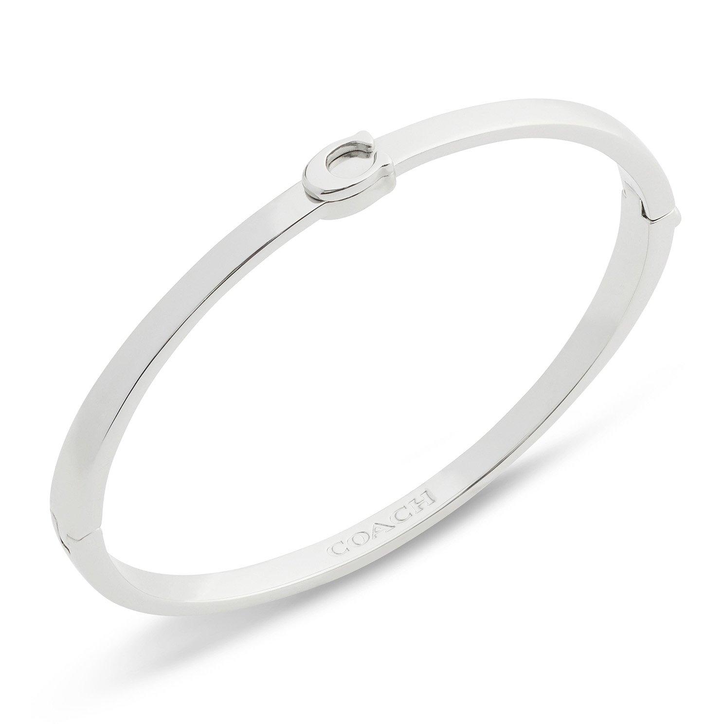 Coach Signature C Silver Bangle