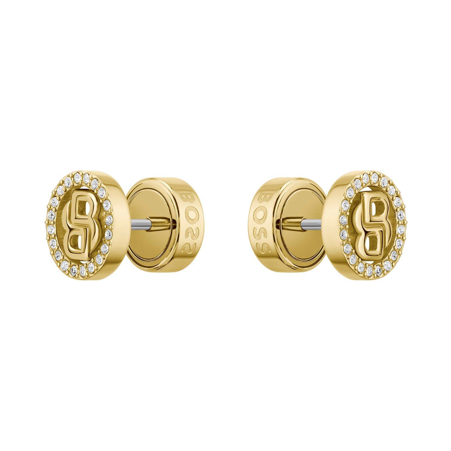 BOSS Jewelry Orecchini A Perno INA Donna Con Cristalli - Acciaio Inox - Modello 1580558