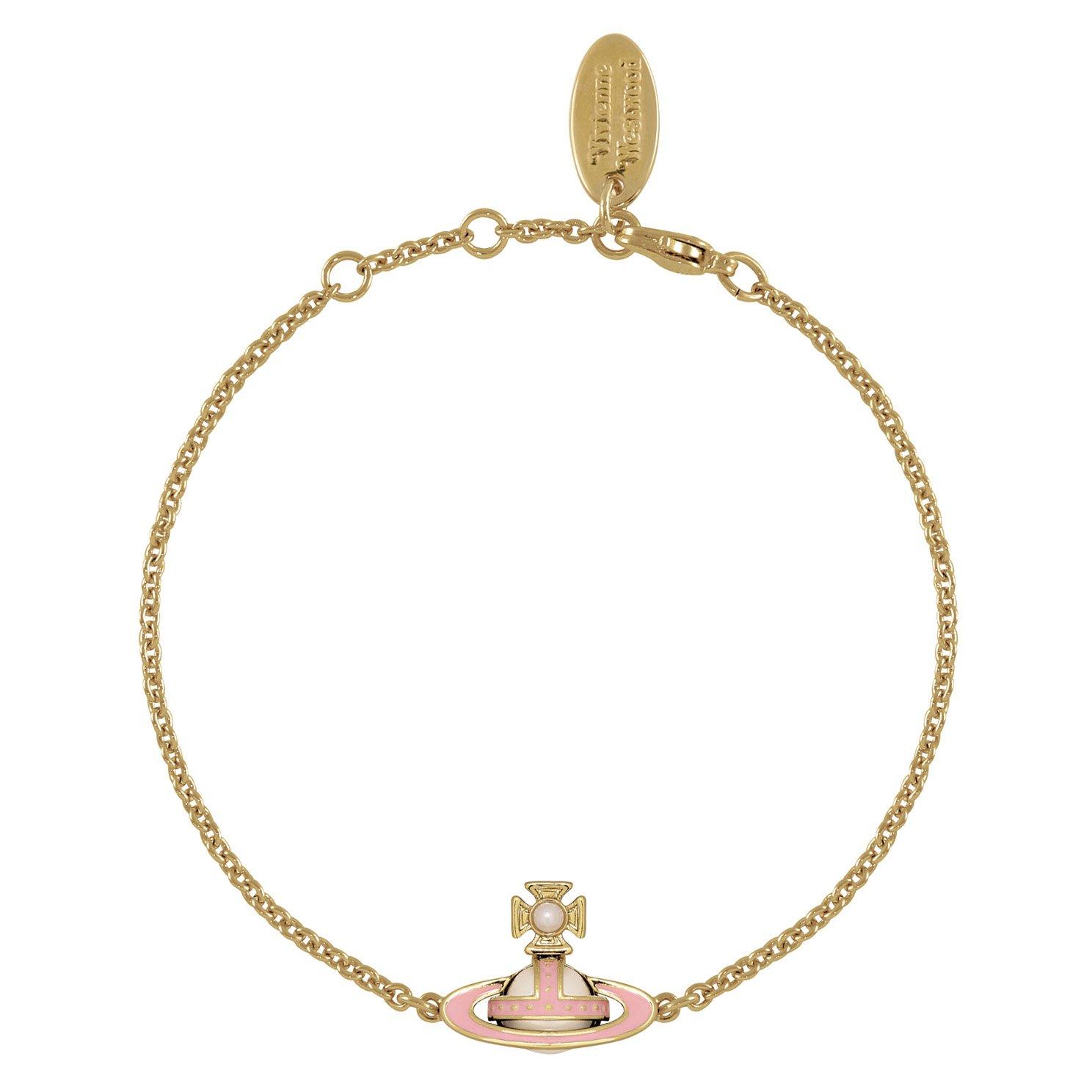 Vivienne Westwood Yellow Gold Plated Pearl Bracelet