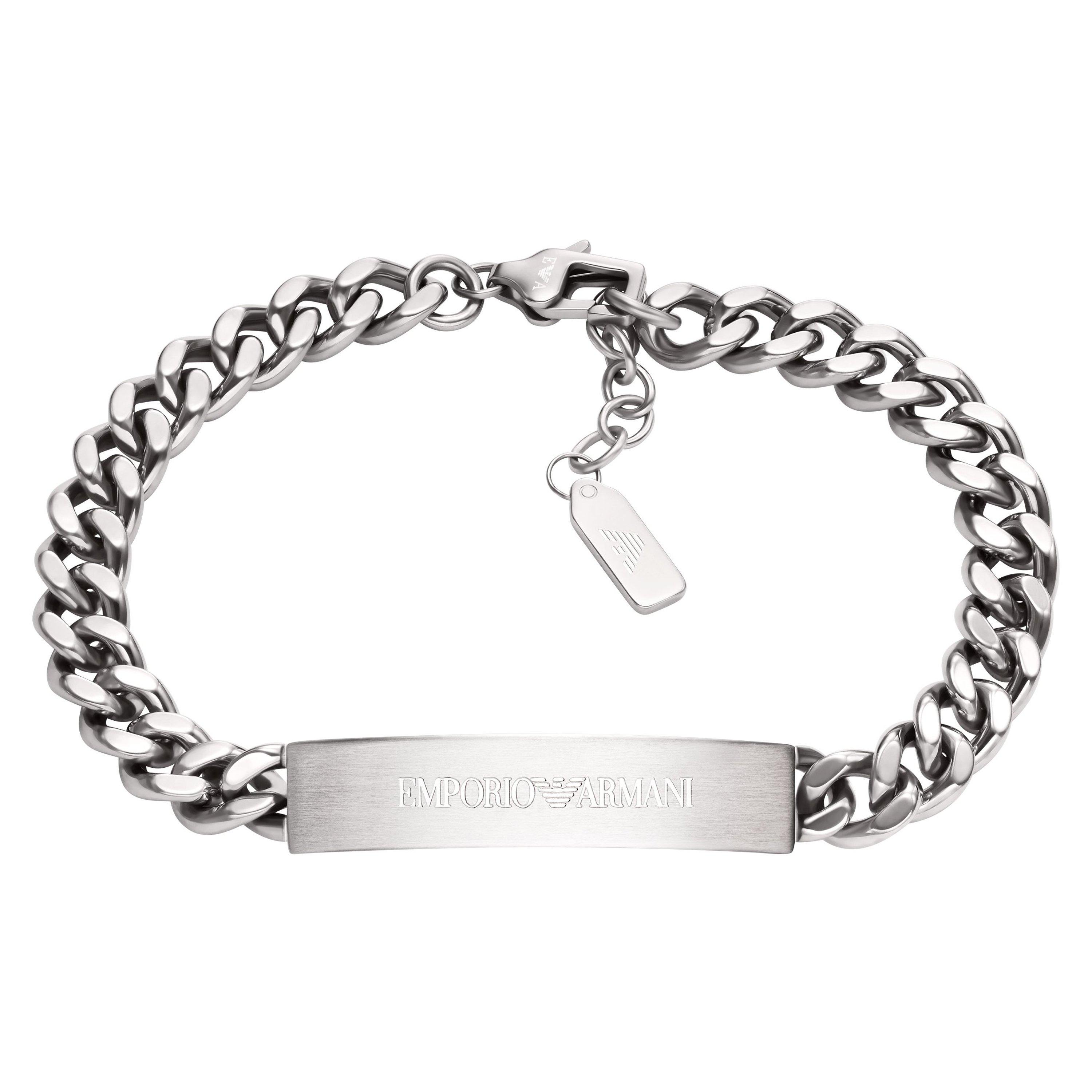 Emporio Armani Stainless Steel Men's ID Bracelet | 0155706