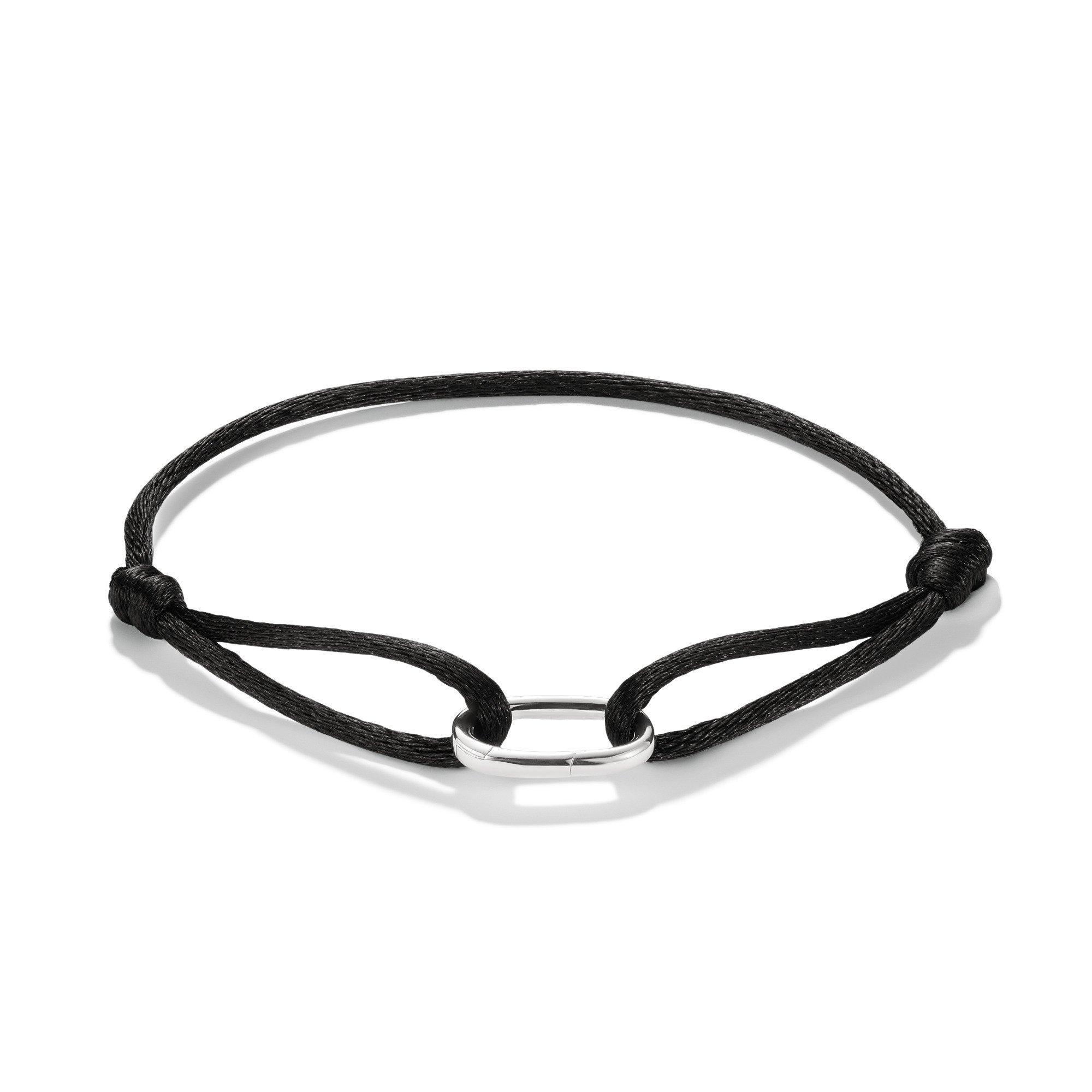 Thomas Sabo Connect Silver Black Charm Bracelet