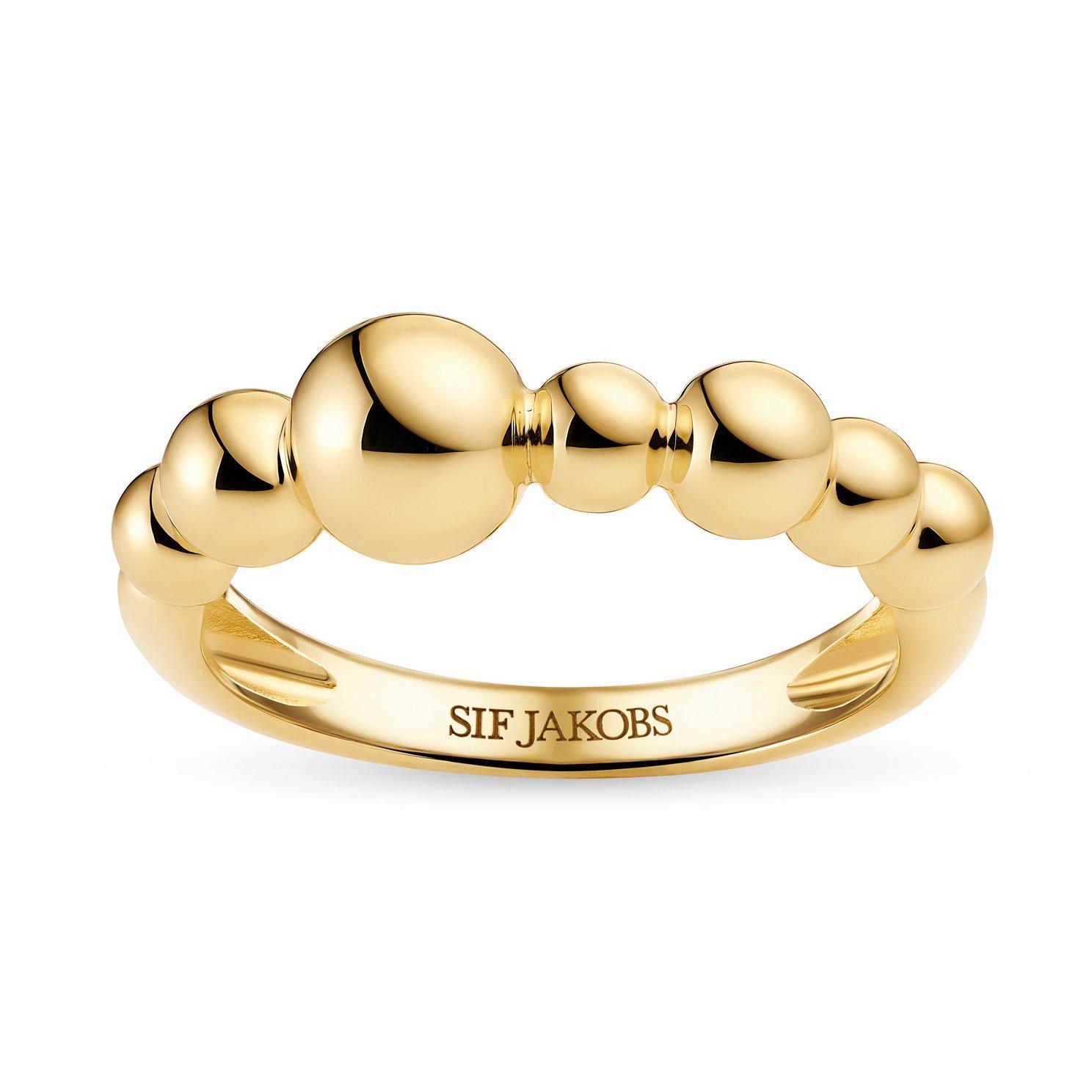 Sif Jakobs Bormio 18ct Yellow Gold Plated Ring – (L-M)