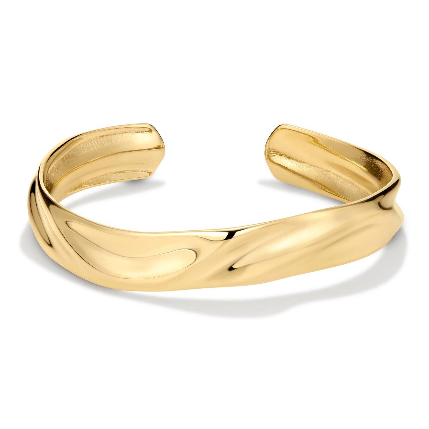 D.LOUISE 14ct Yellow Gold PVD Bangle