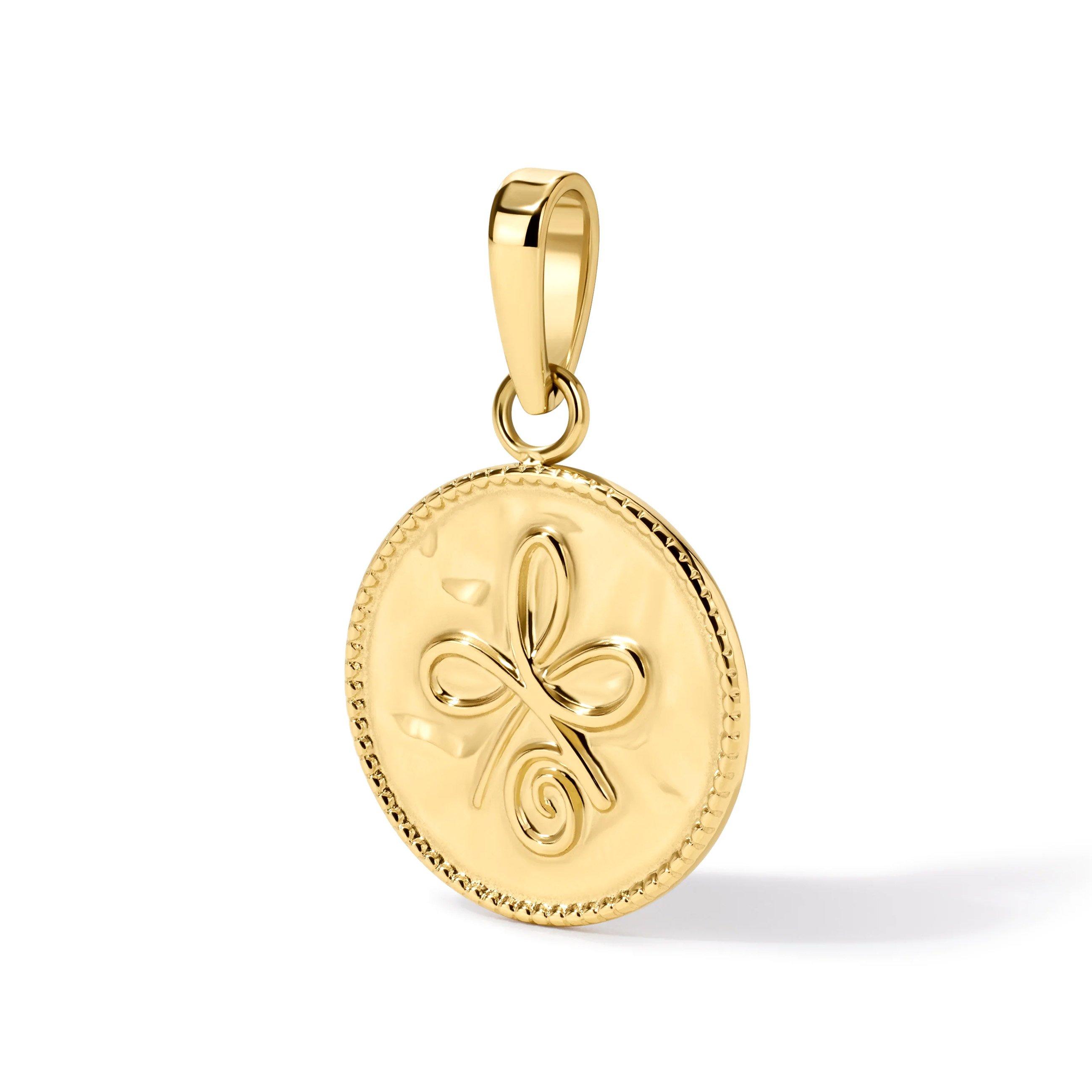 D.LOUISE Chapters 14ct Yellow Gold PVD Unconditional Love Charm