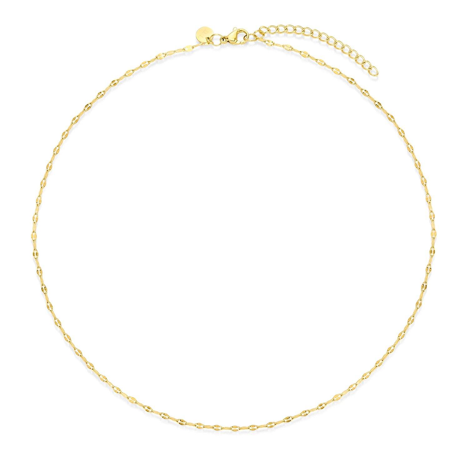 D.LOUISE 14ct Yellow Gold PVD Necklace