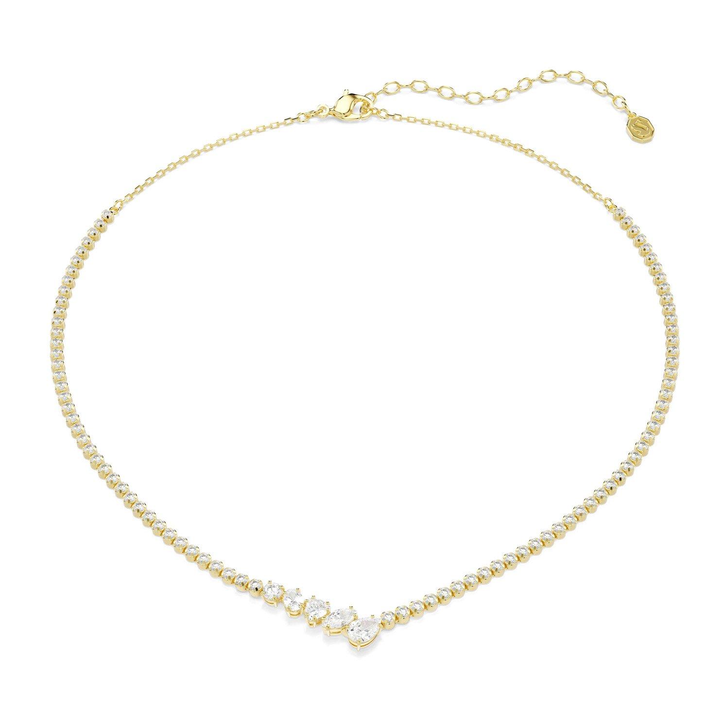 Swarovski Mesmera 18ct Yellow Gold Plated Cubic Zirconia Necklace