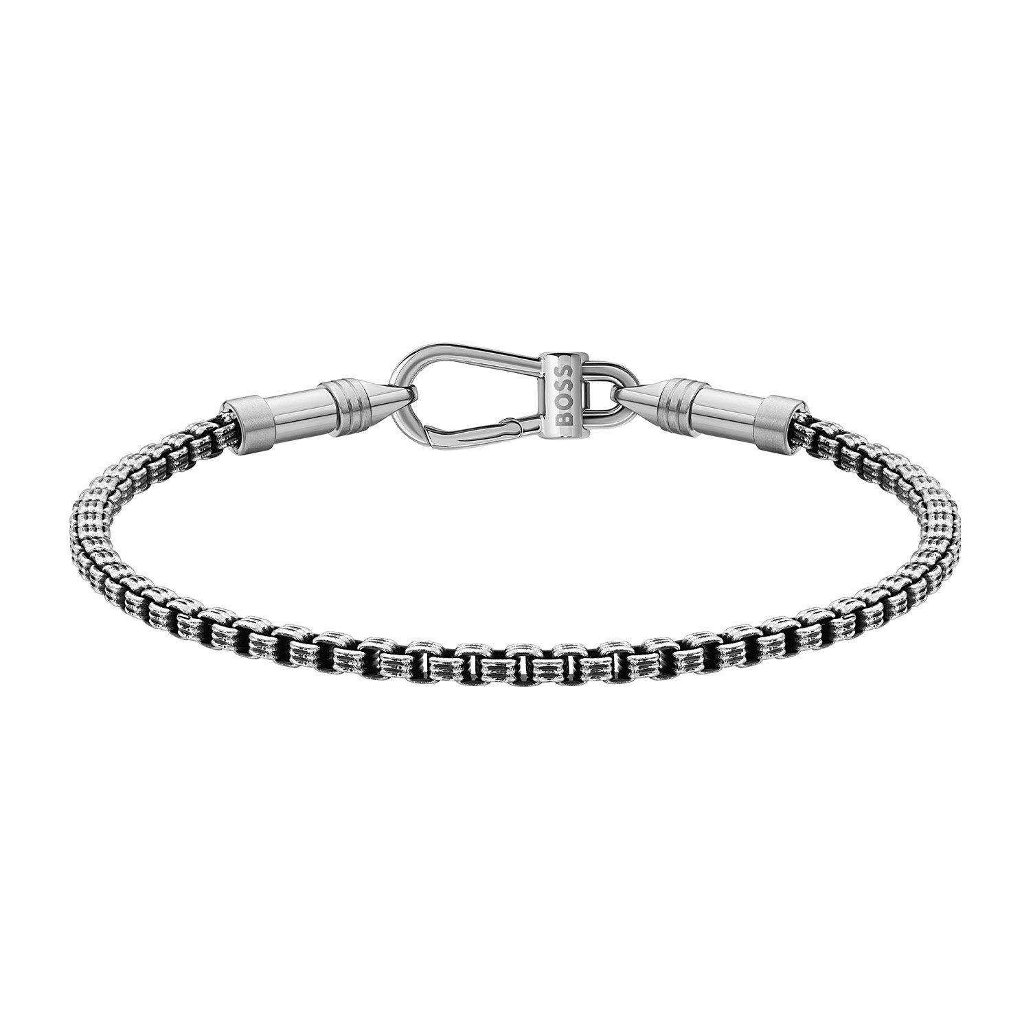 BOSS Liam Stainless Steel Men’s Bracelet