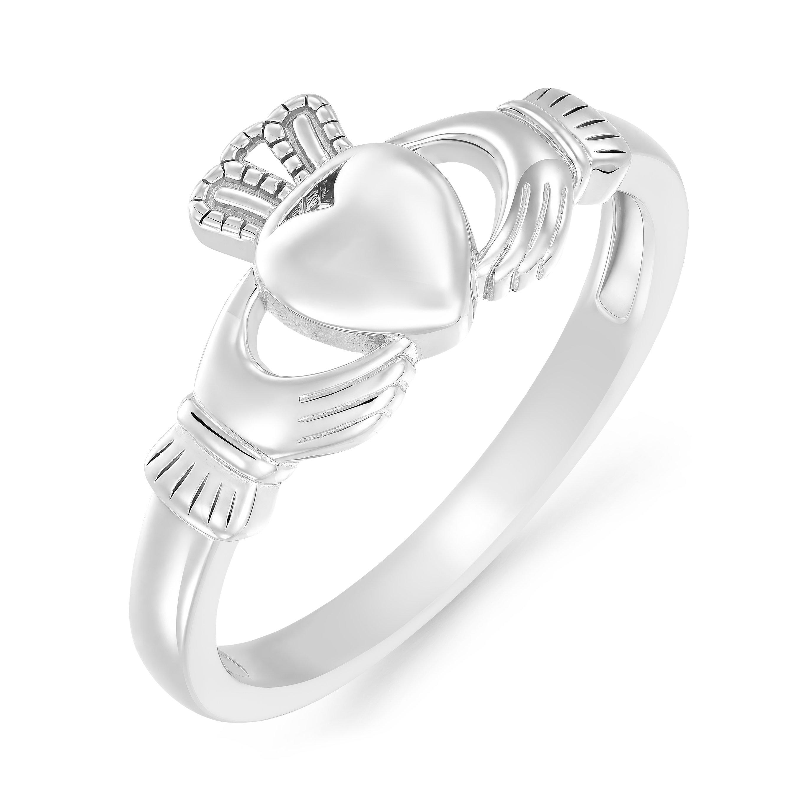Beaverbrooks Silver Claddagh Ring
