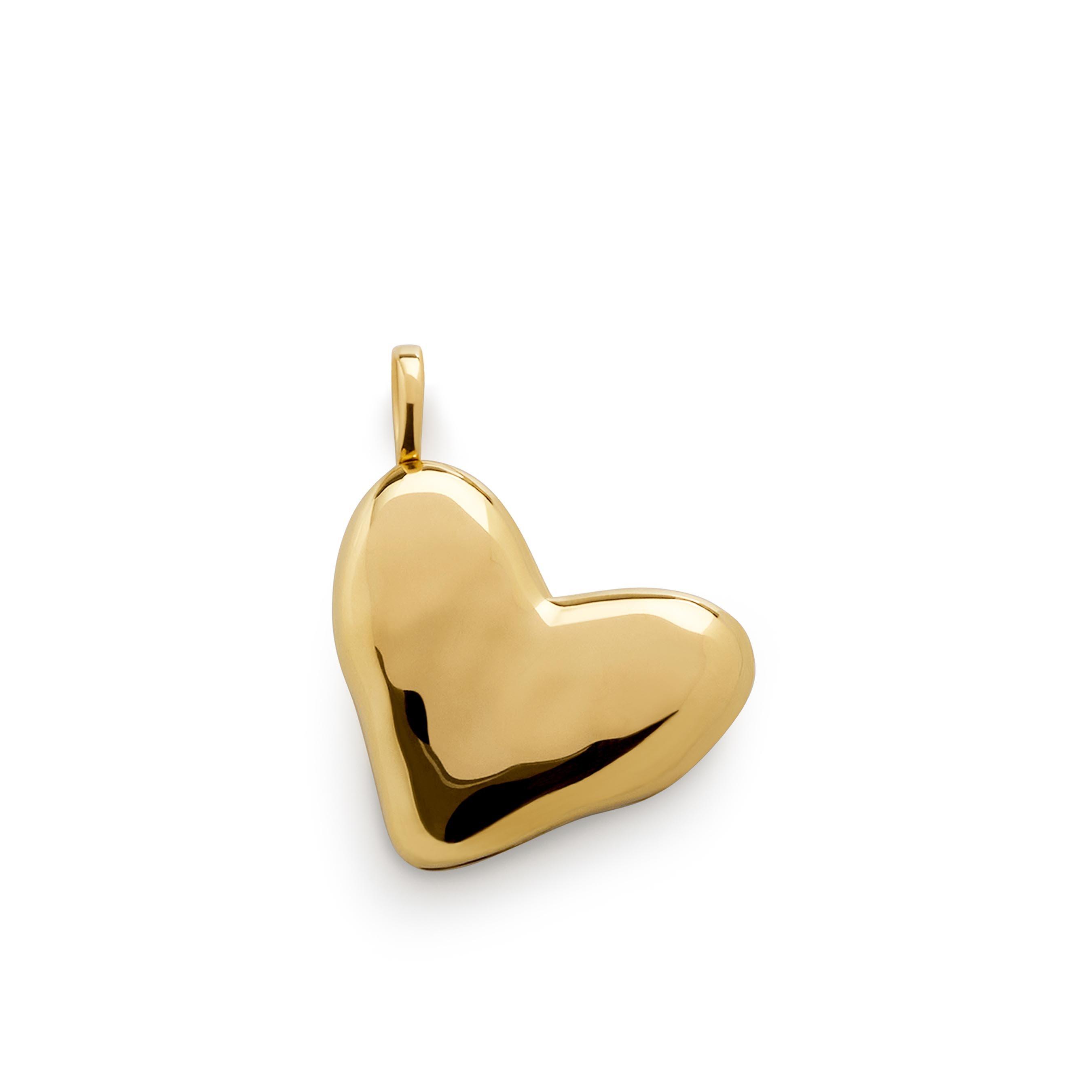 Monica Vinader 18ct Yellow Gold Vermeil Heart Locket Charm