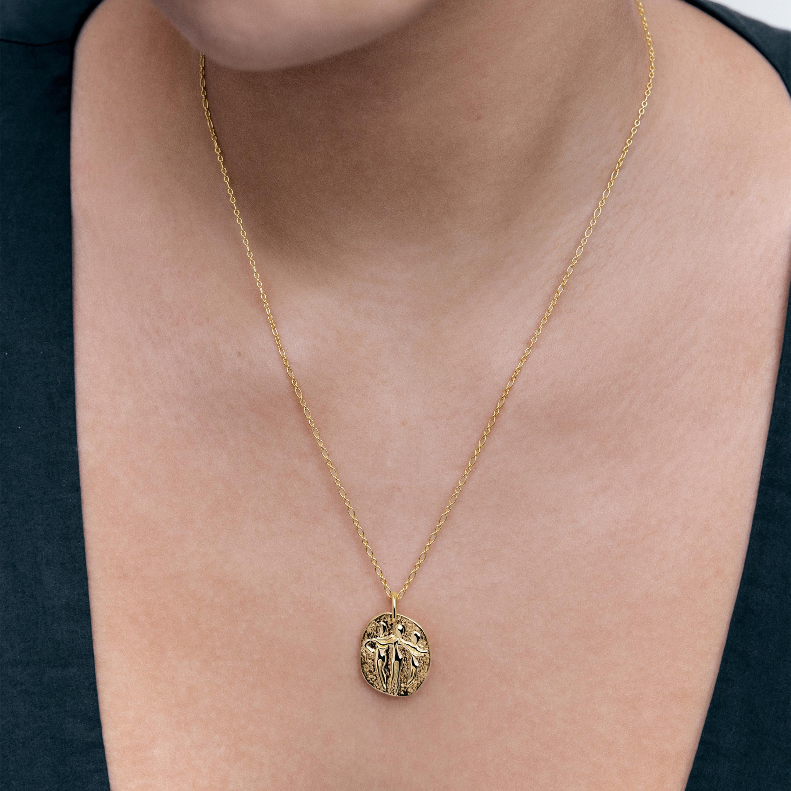 Monica Vinader 18ct Yellow Gold Vermeil Sisterhood Charm