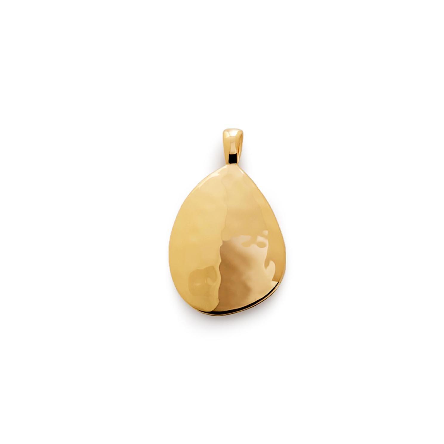 Monica Vinader Deia 18ct Yellow Gold Vermeil Pebble Locket Charm