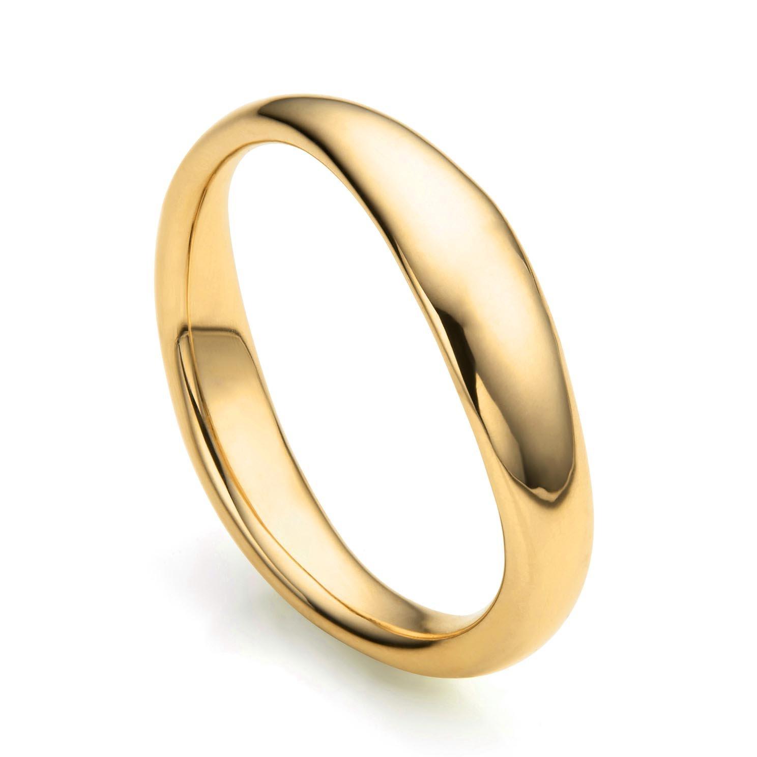 Monica Vinader Nura 18ct Yellow Gold Vermeil Ring
