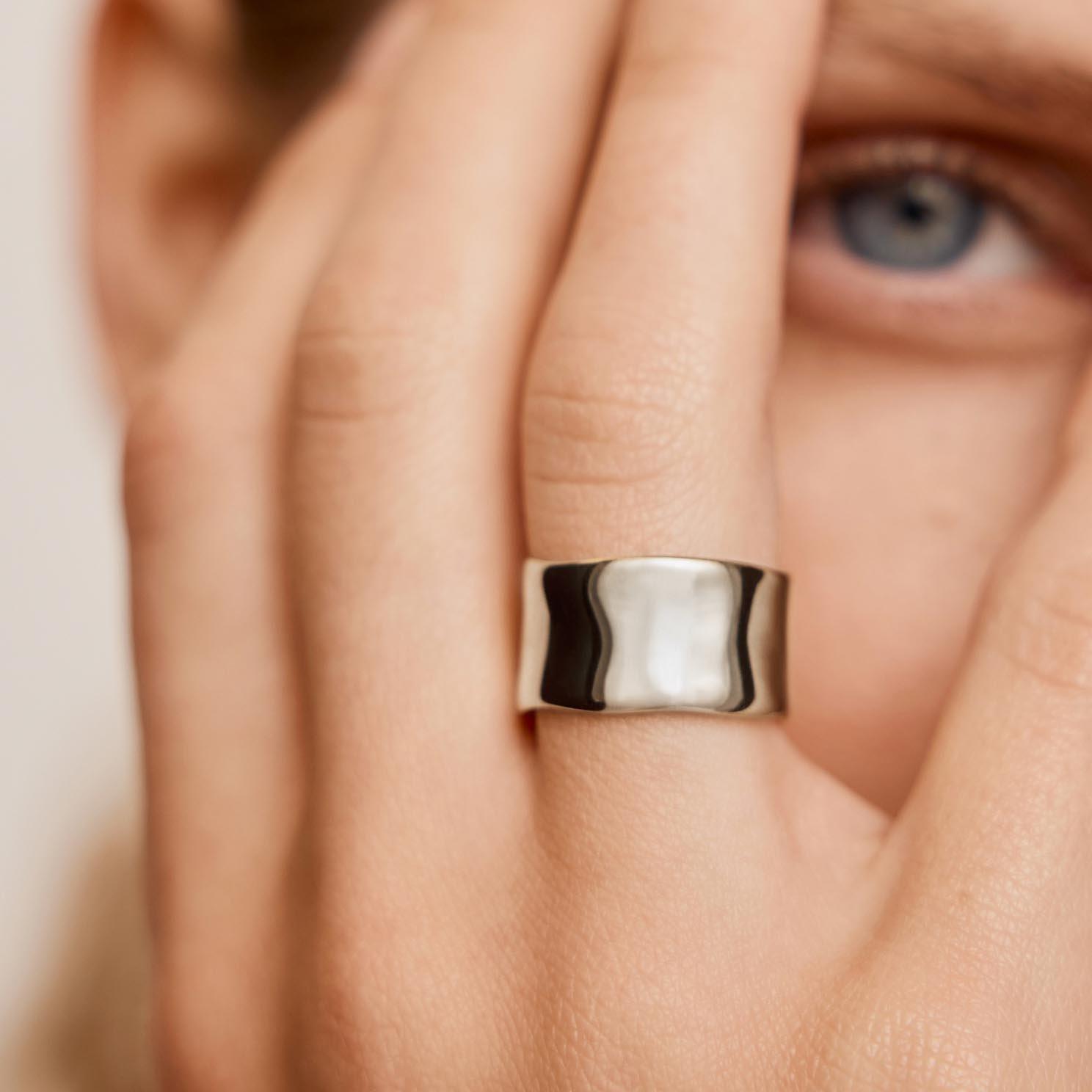 Monica Vinader Siren Muse Silver Ring