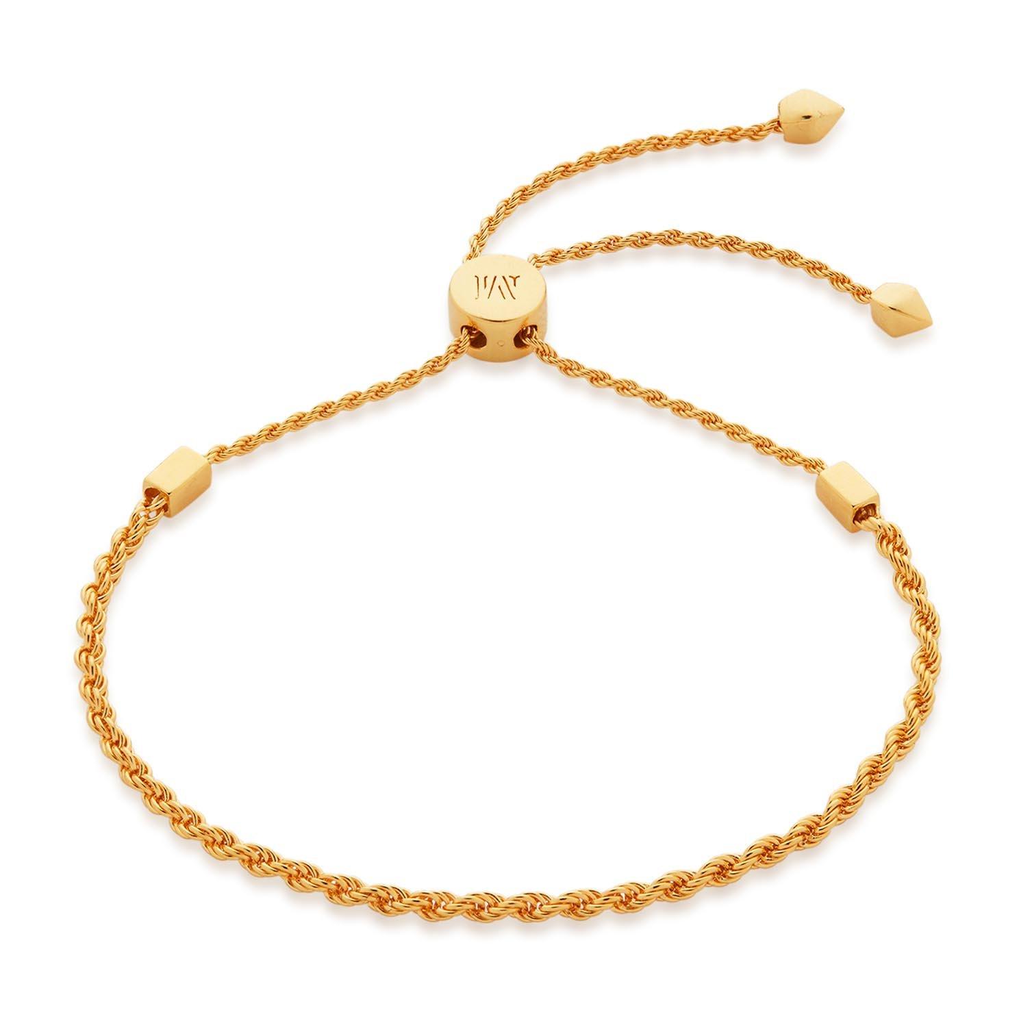 Monica Vinader 18ct Yellow Gold Vermeil Friendship Bracelet