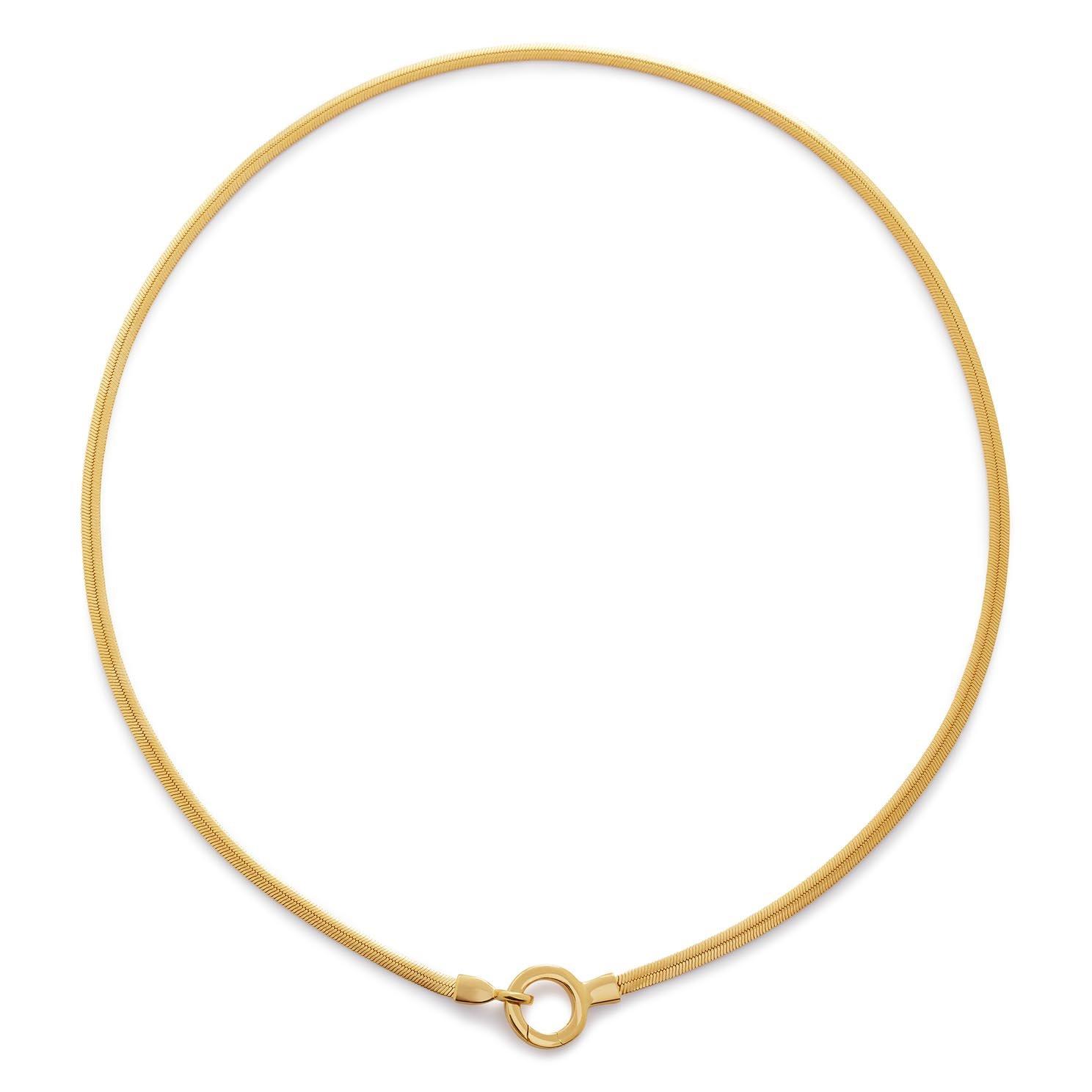 Monica Vinader 18ct Yellow Gold Vermeil 46cm Snake Chain