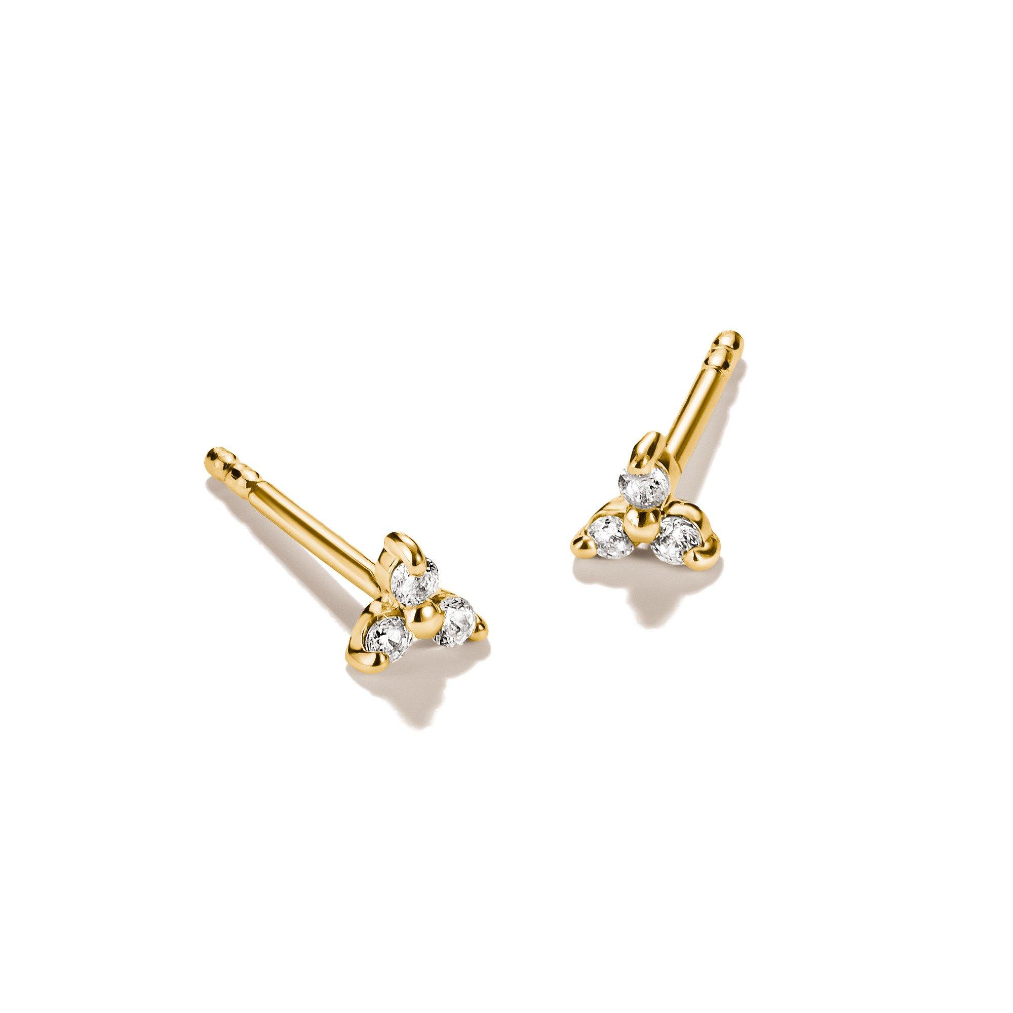 Thomas Sabo Yellow Gold Plated Cubic Zirconia Stud Earrings
