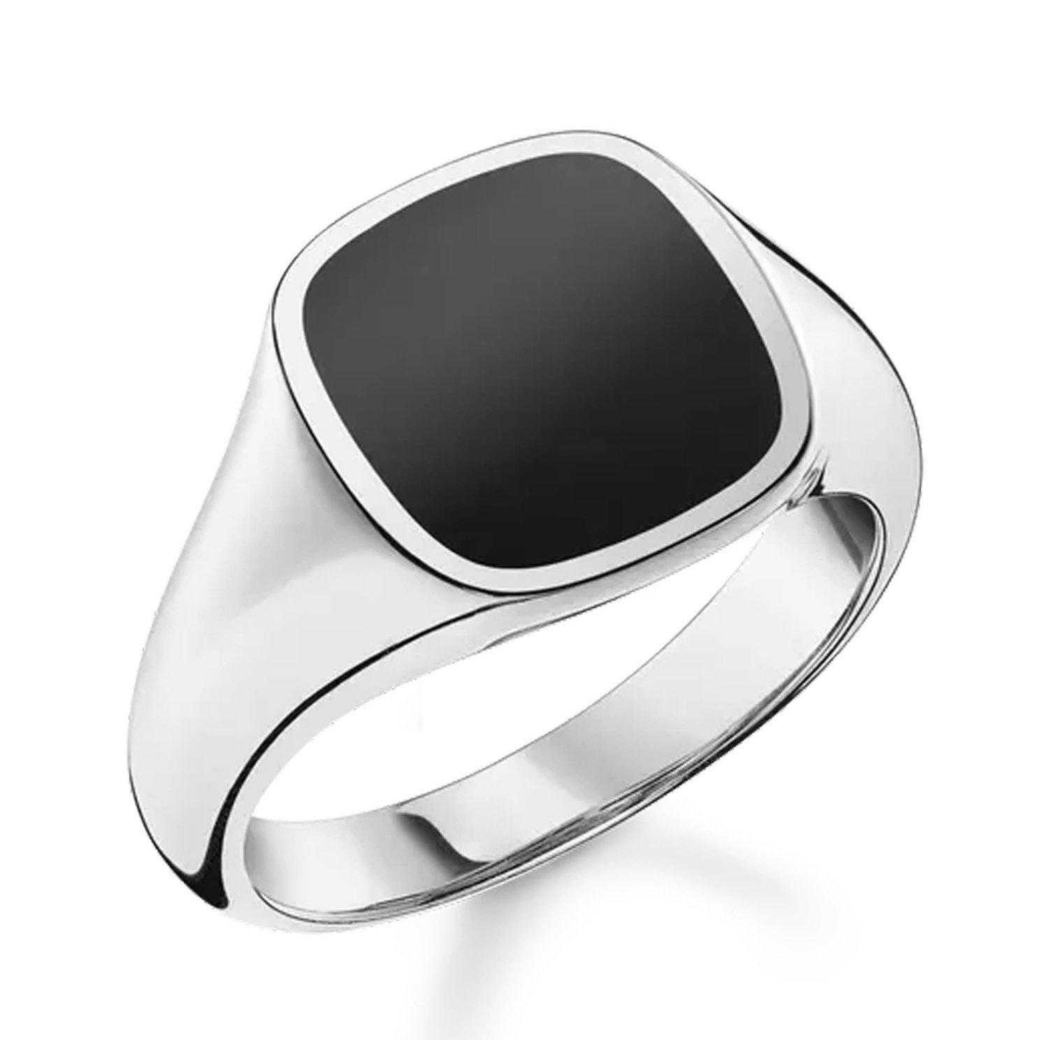 Thomas Sabo Silver Onyx Signet Ring