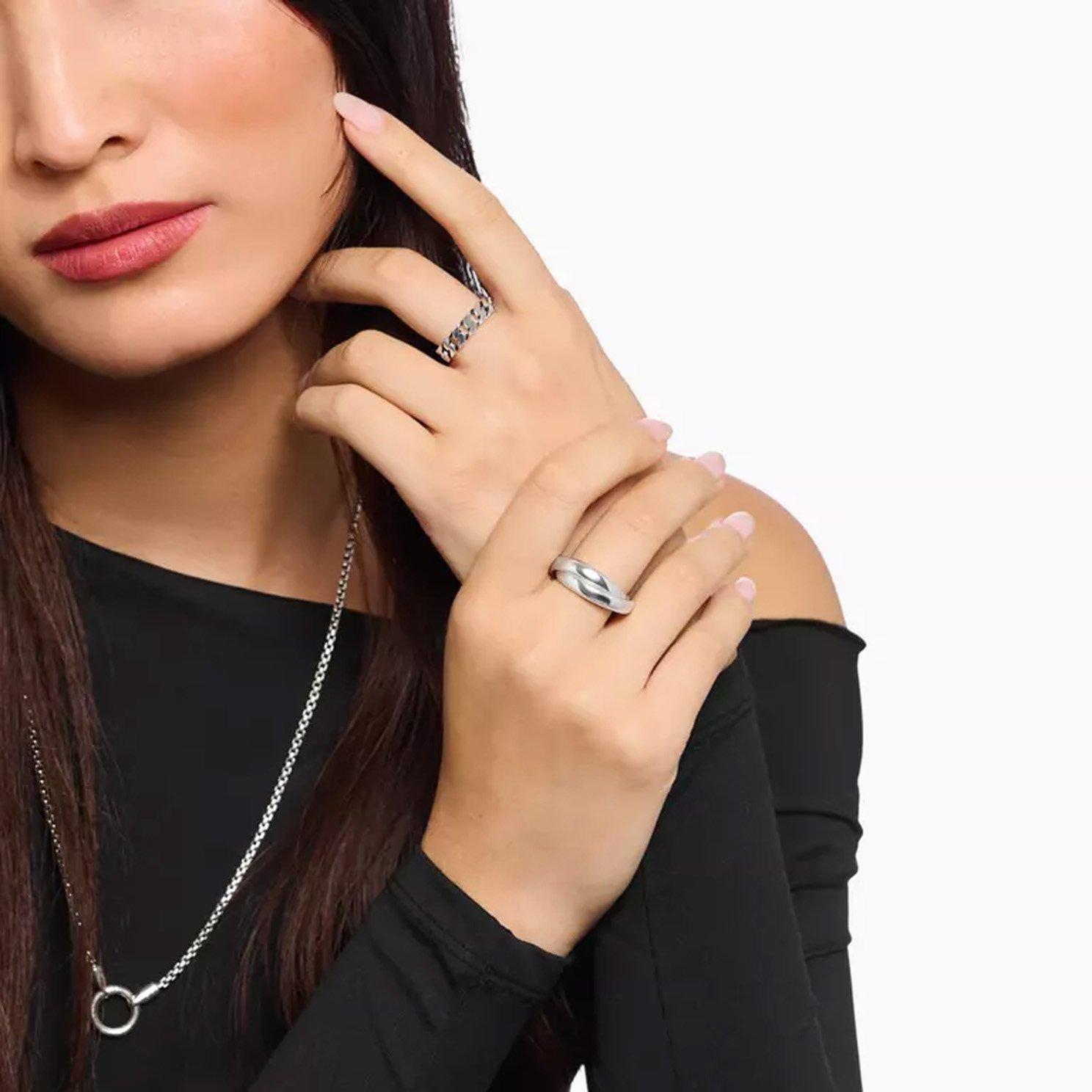 Thomas Sabo Silver Chain Ring