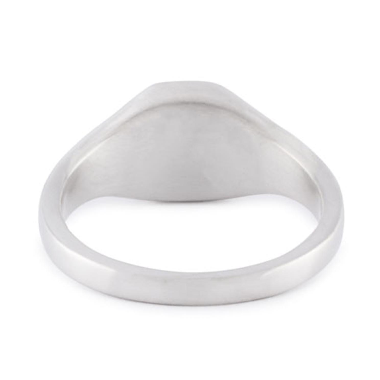 Serge Denimes Silver Cubic Zirconia Abyssal Signet Ring | 0159513