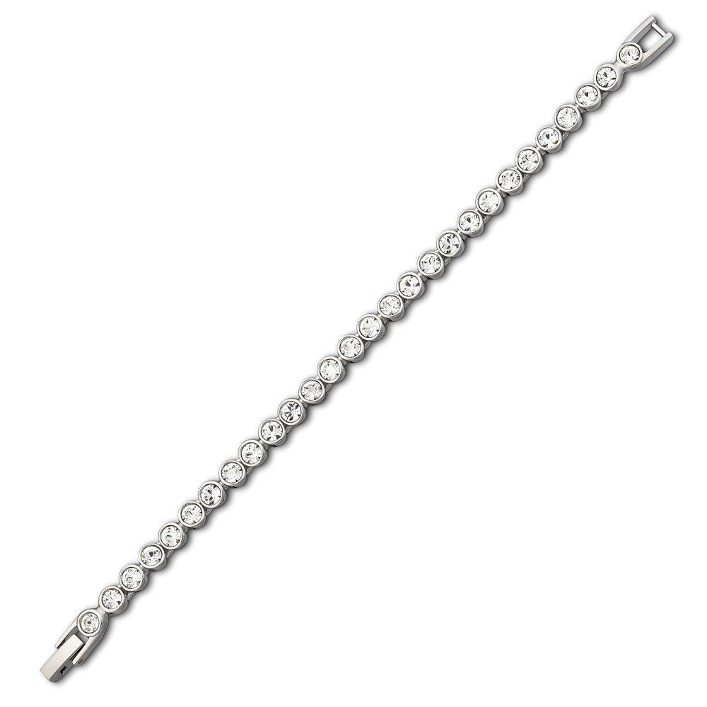 Download Swarovski White Metal Crystal Tennis Bracelet | 0002834 | Beaverbrooks the Jewellers