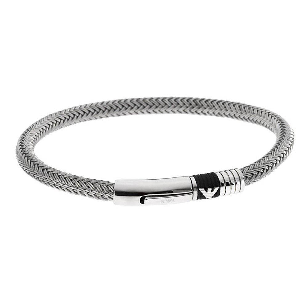 Emporio Armani Steel Men's Bracelet | 0002854 | Beaverbrooks the Jewellers