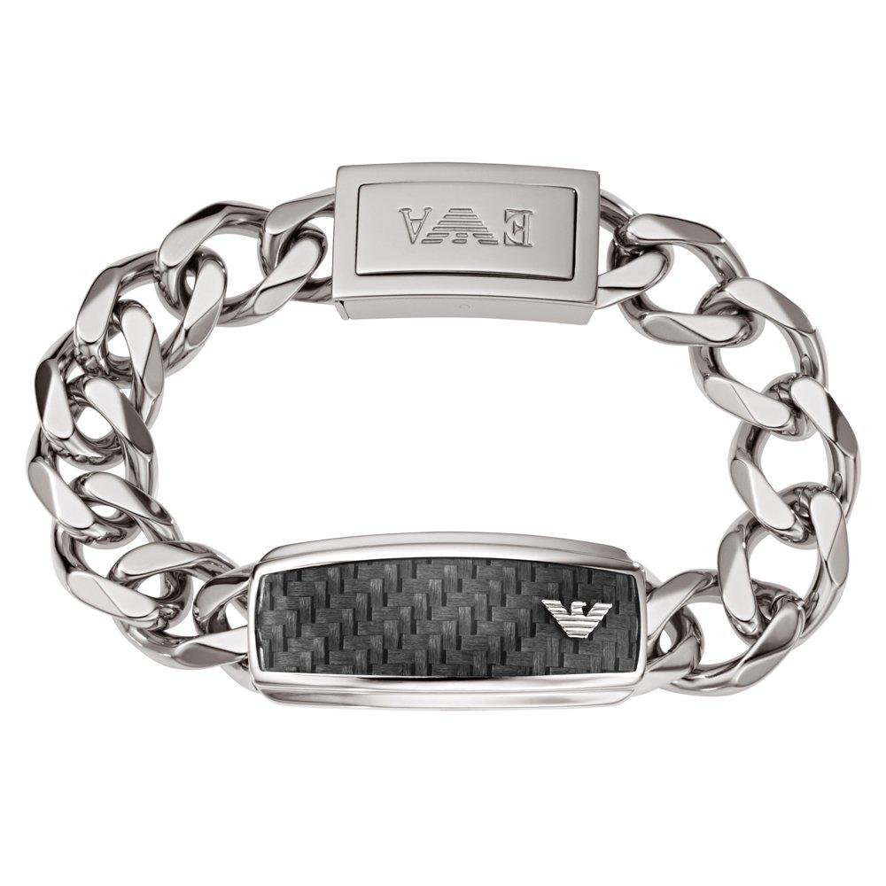 Armani silver bracelet mens new arrivals