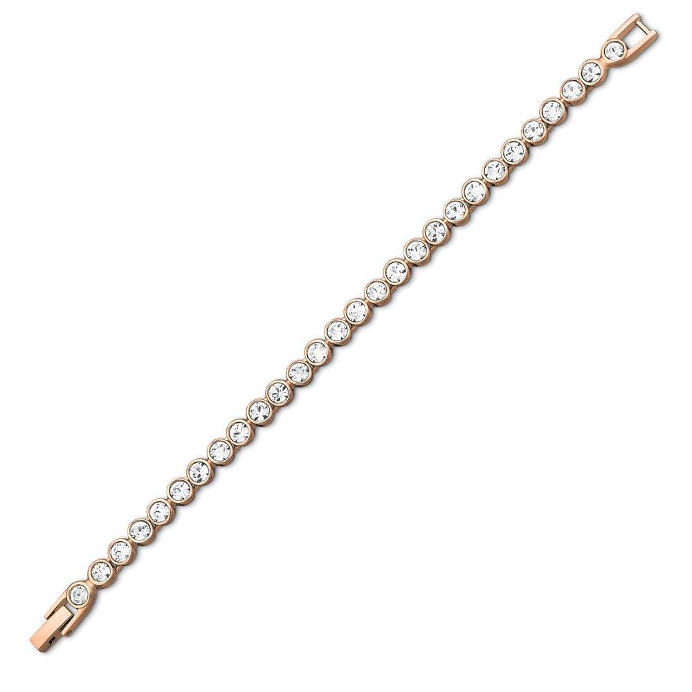 Swarovski Rose Gold Plated Crystal Tennis Bracelet 0005922