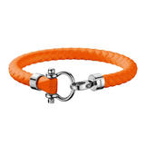 OMEGA Aqua Marine Orange Rubber Bracelet