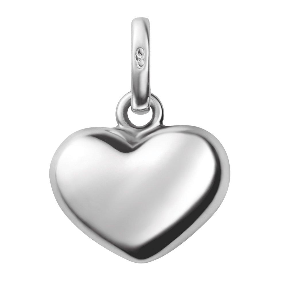 Links Of London Silver Slim Heart Charm Beaverbrooks The Jewellers