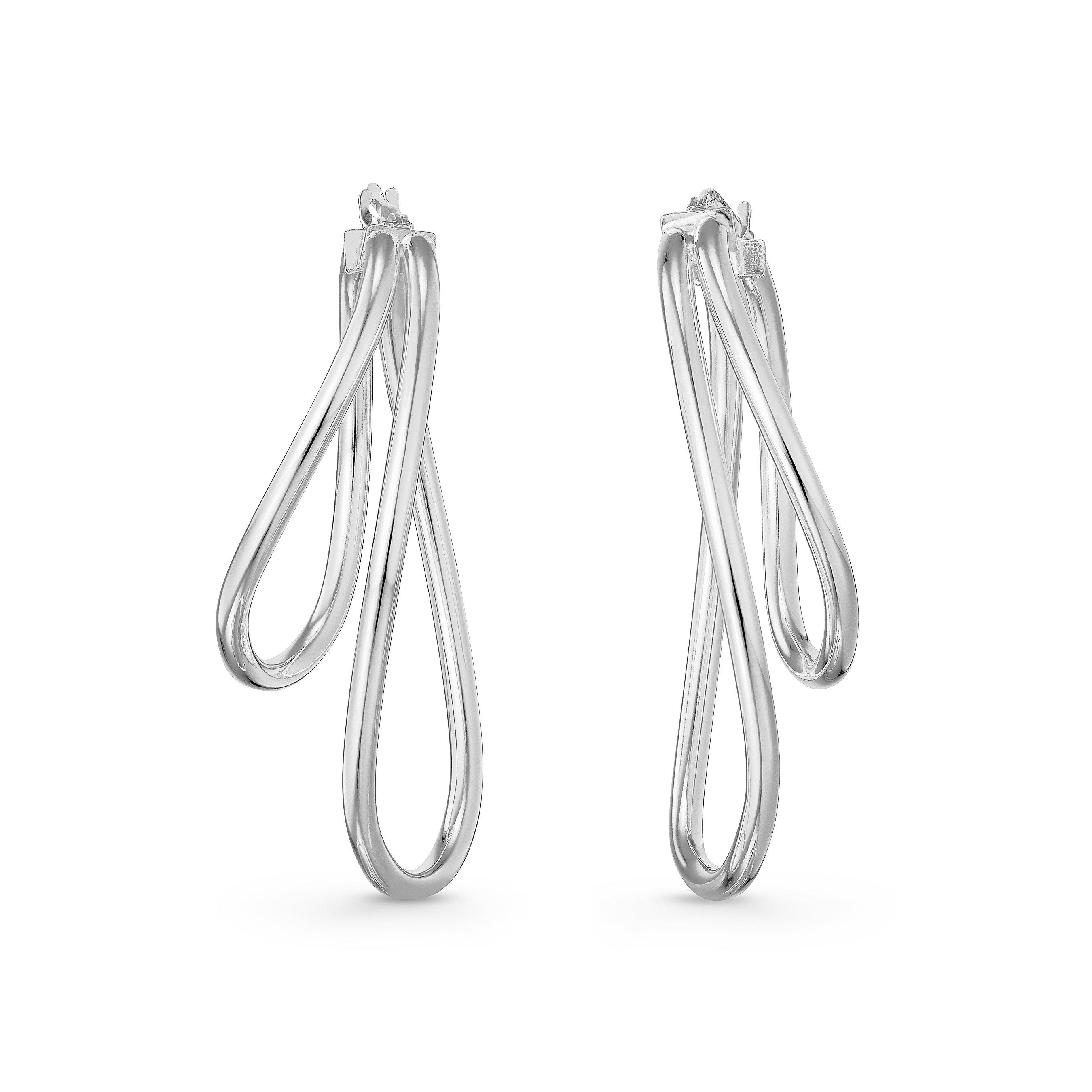 Beaverbrooks silver hoop on sale earrings