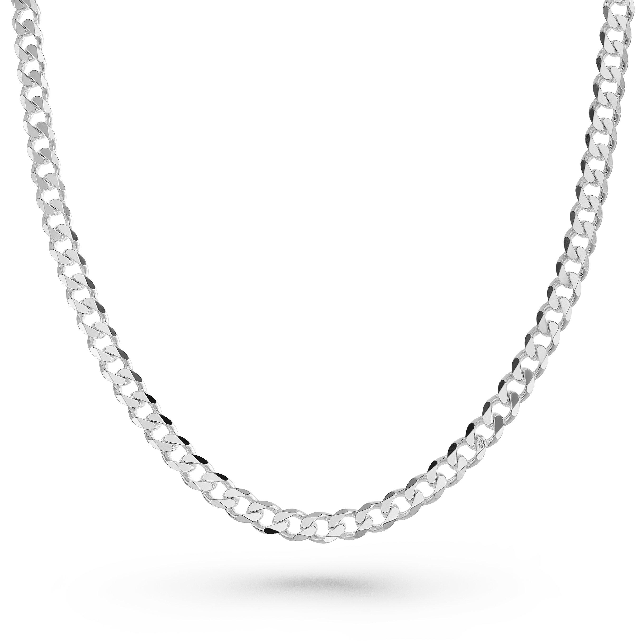 Silver Curb Chain | 0004474 | Beaverbrooks the Jewellers