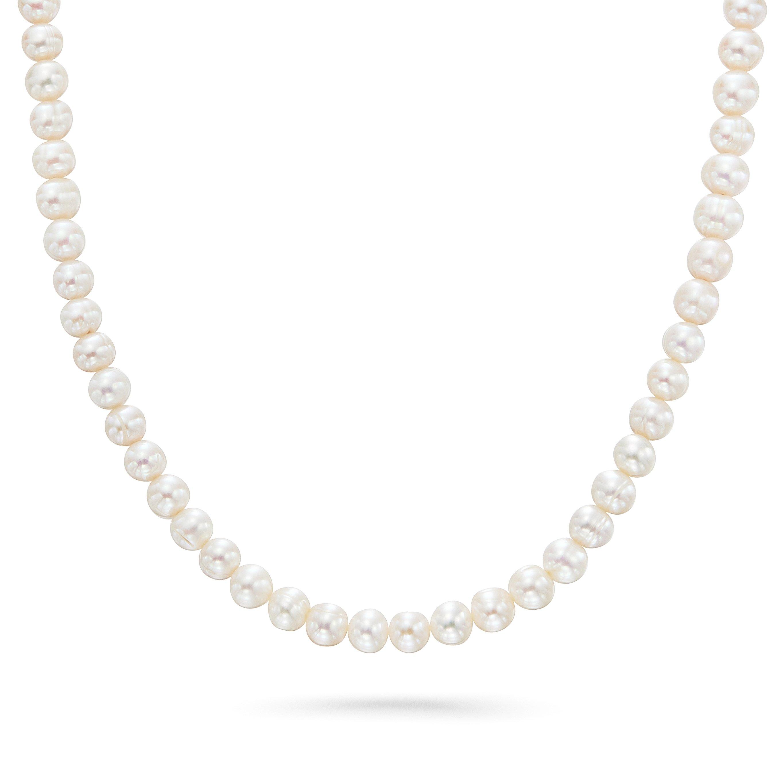 Single cultured hot sale pearl necklace