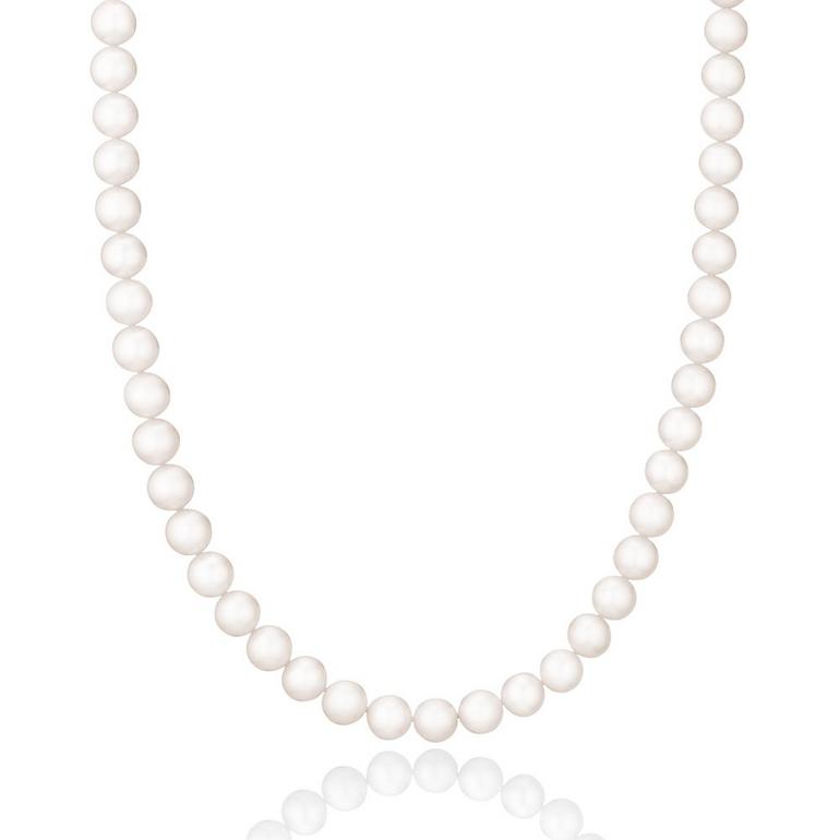 Silver Freshwater Cultured Pearl Necklace