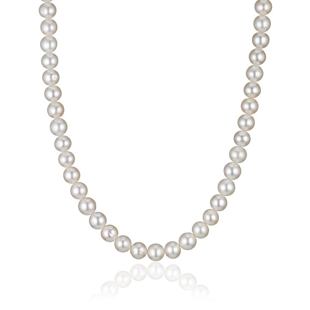 Silver Freshwater Cultured Pearl Necklace