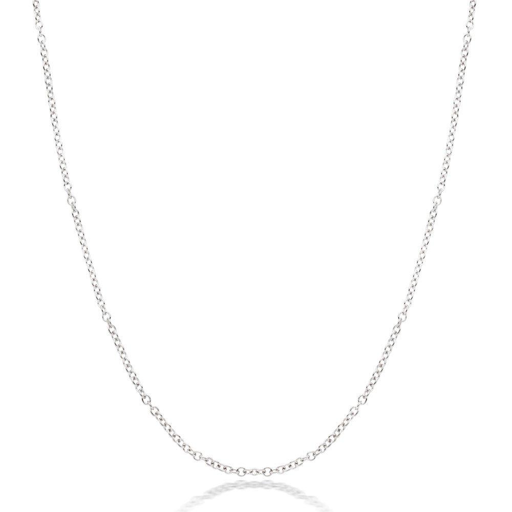 Thin Chain Necklace Silver - 45 cm