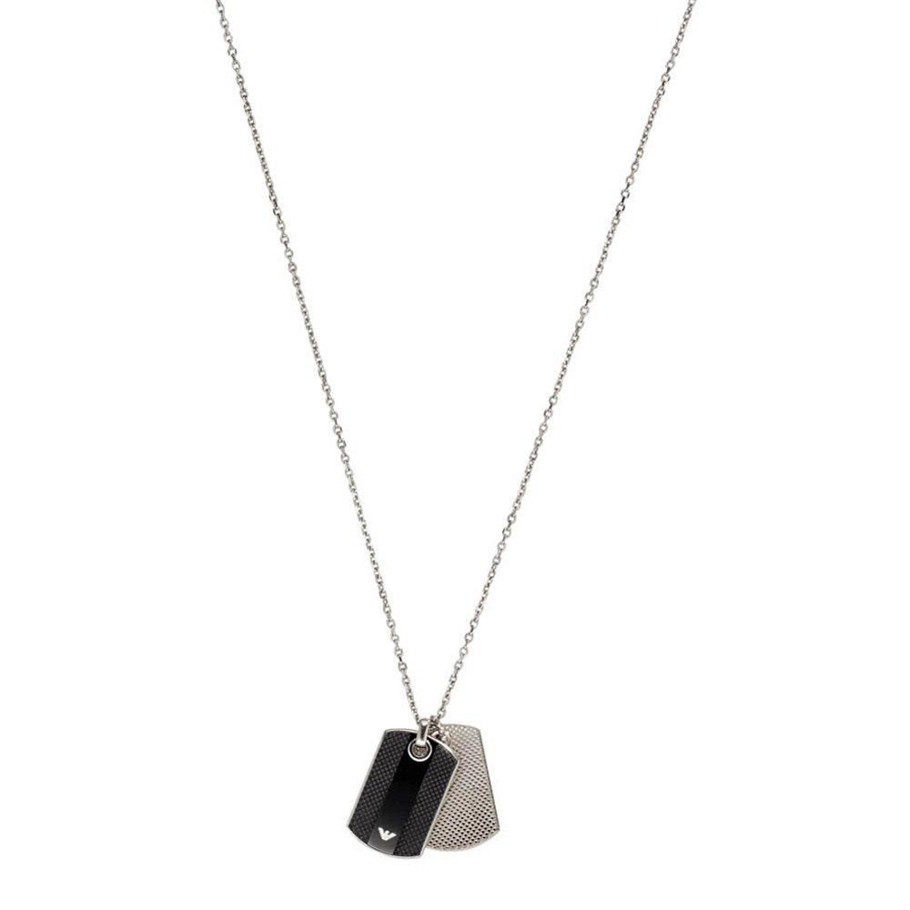 Emporio Armani Steel Dog Tag Men's Pendant | 0004734 | Beaverbrooks the  Jewellers