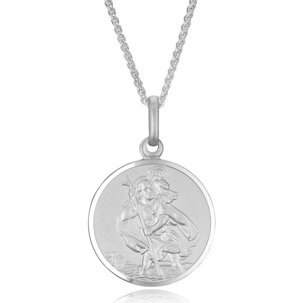 Silver Saint Christopher Pendant Beaverbrooks The Jewellers