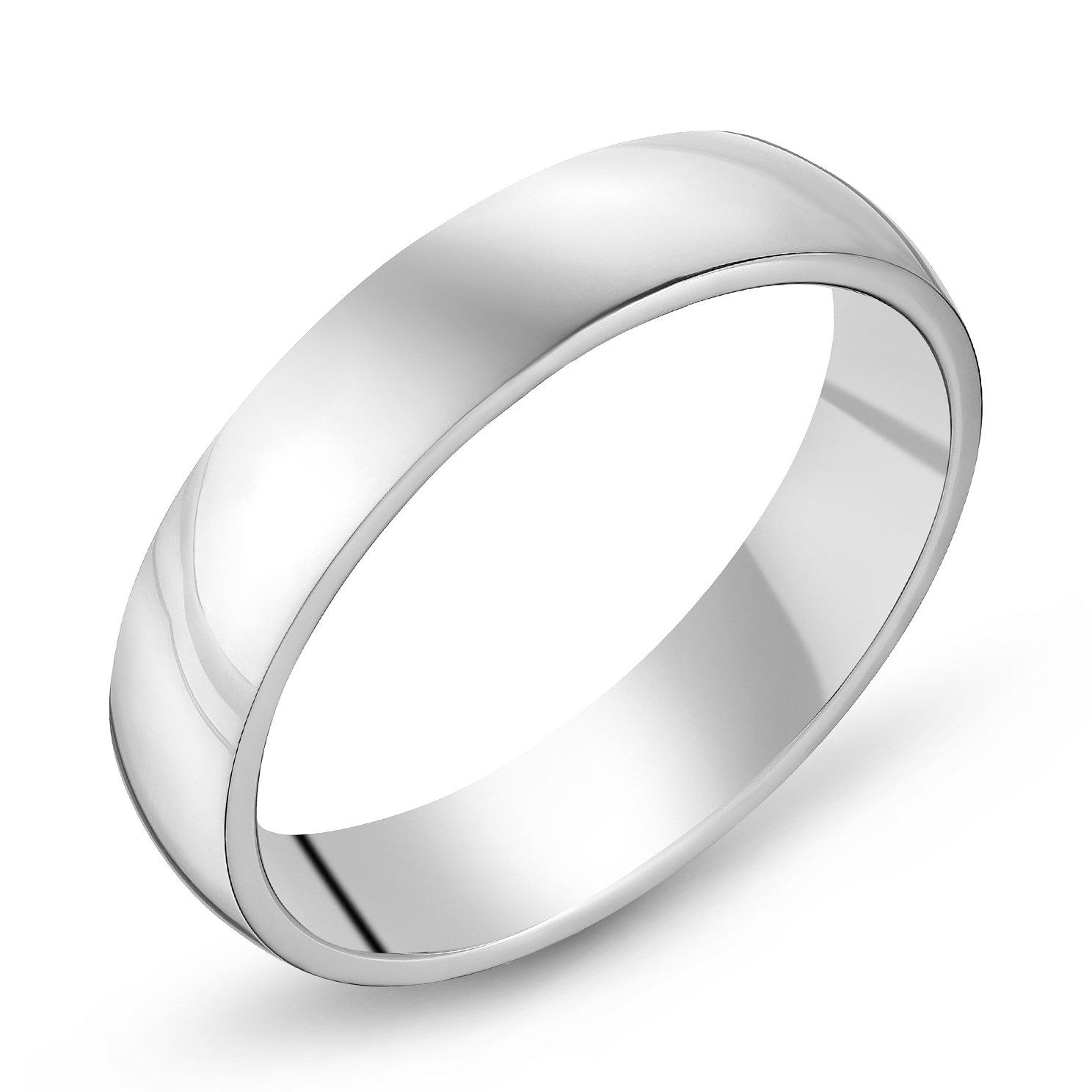 Silver band for on sale men