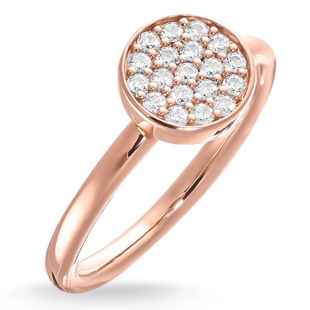 Thomas Sabo Glam & Soul 18ct Rose Gold Plated Cubic Zirconia Ring